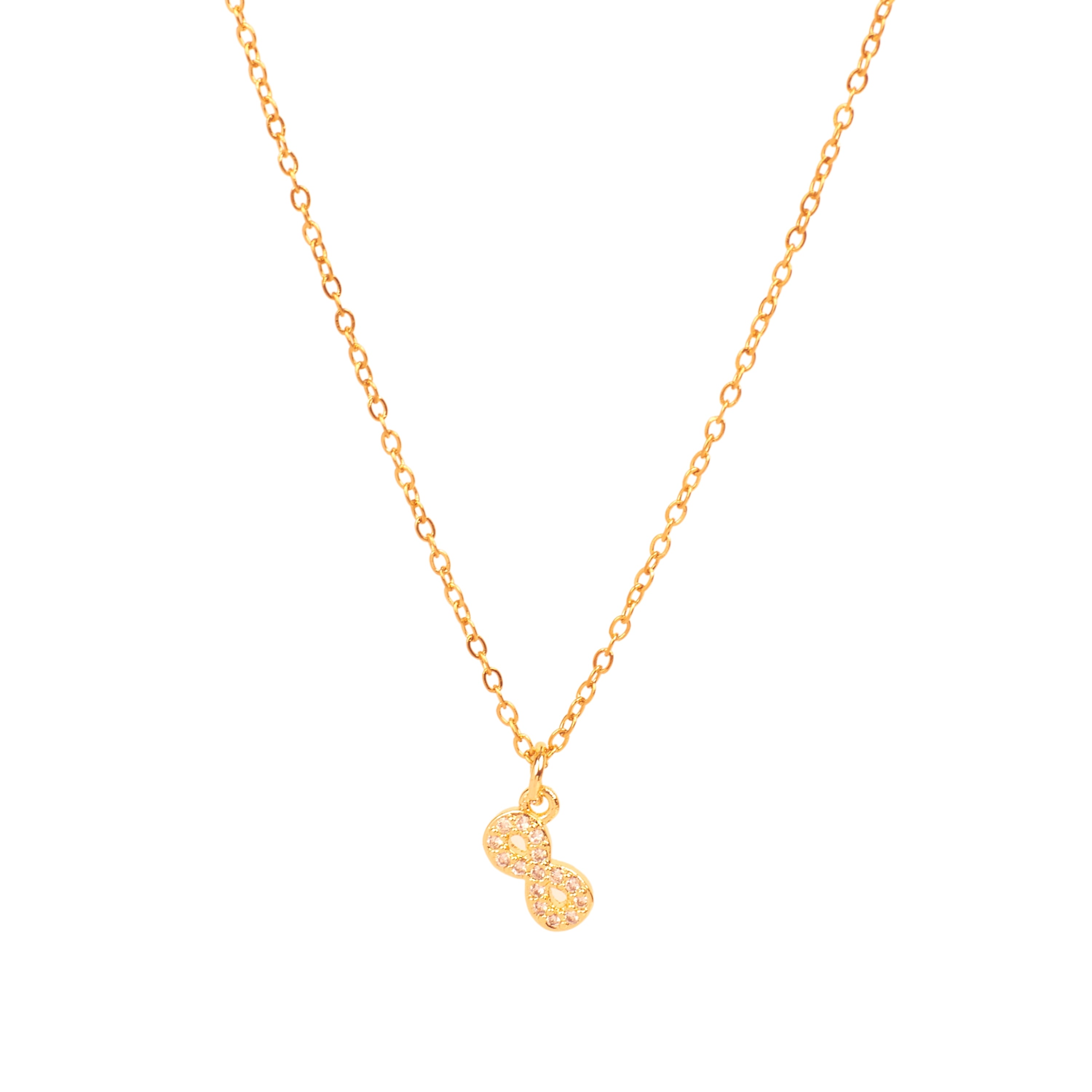 Salty Infinity Charm Necklace