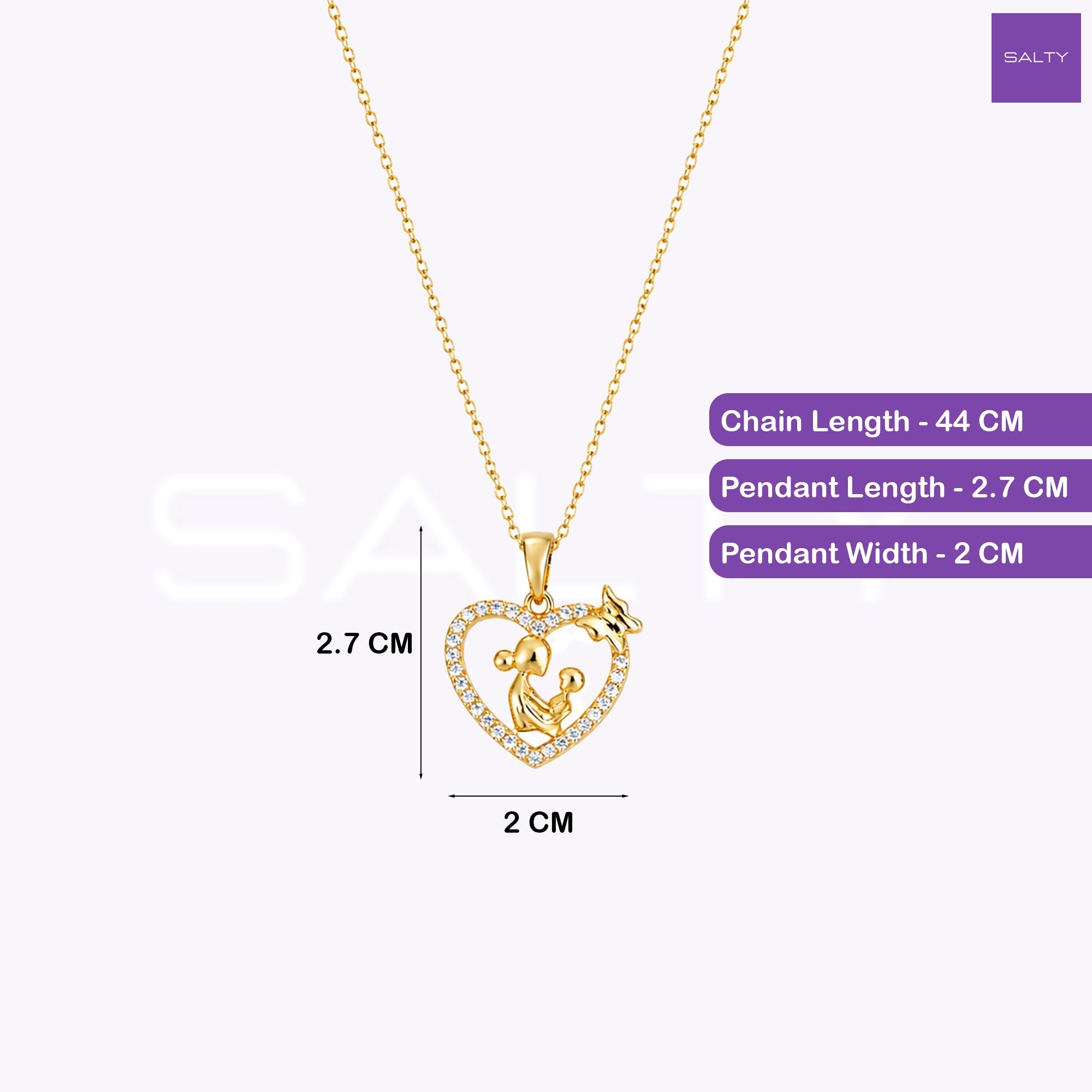 Salty Mom’s Eternal Baby Bond Necklace