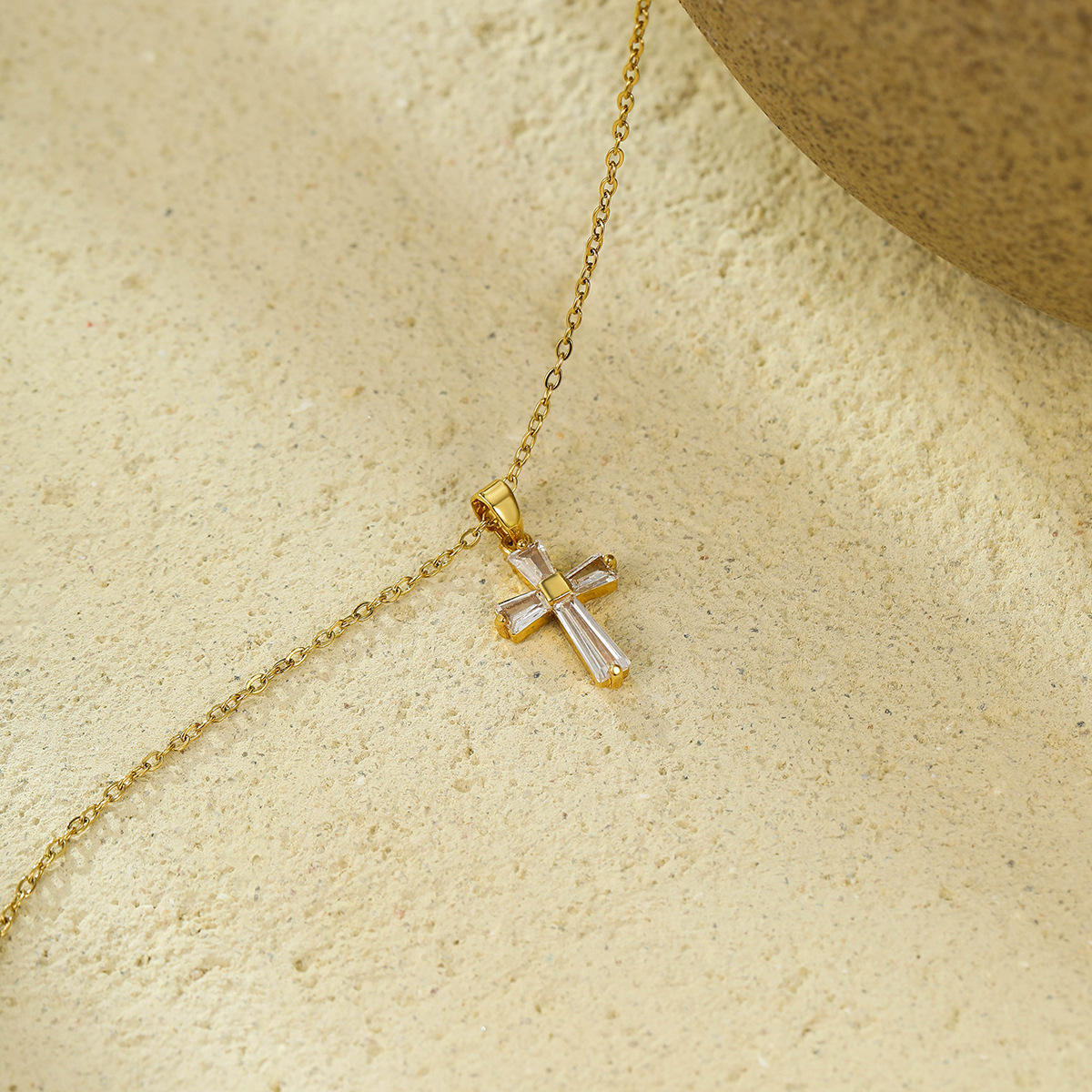 Salty Luxe Cross Necklace
