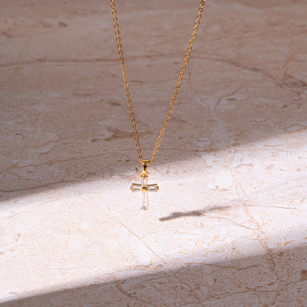 Salty Luxe Cross Necklace