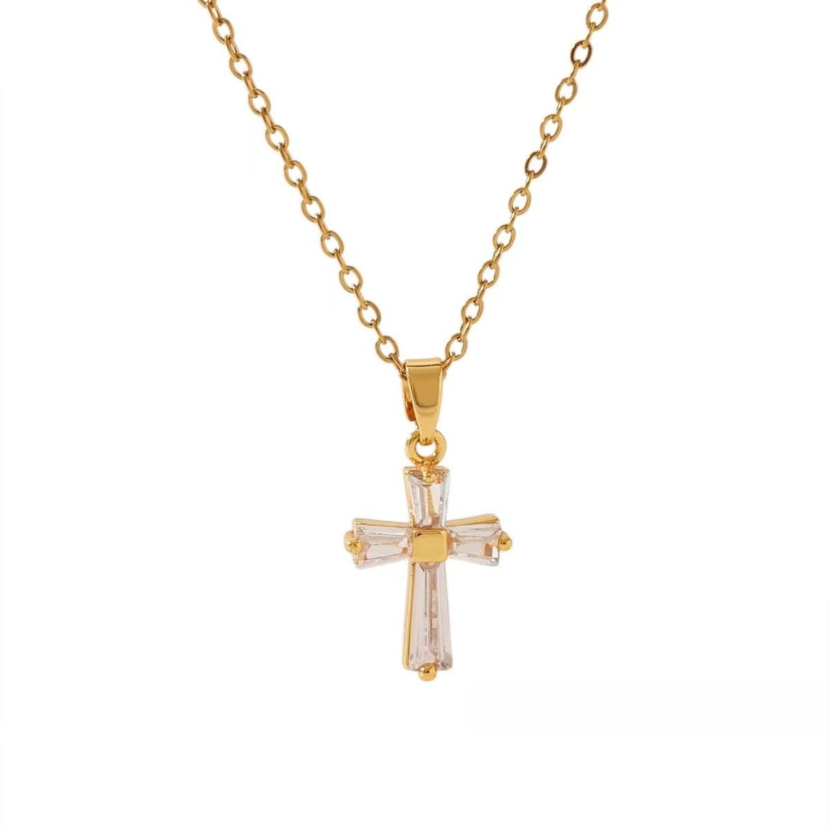 Salty Luxe Cross Necklace