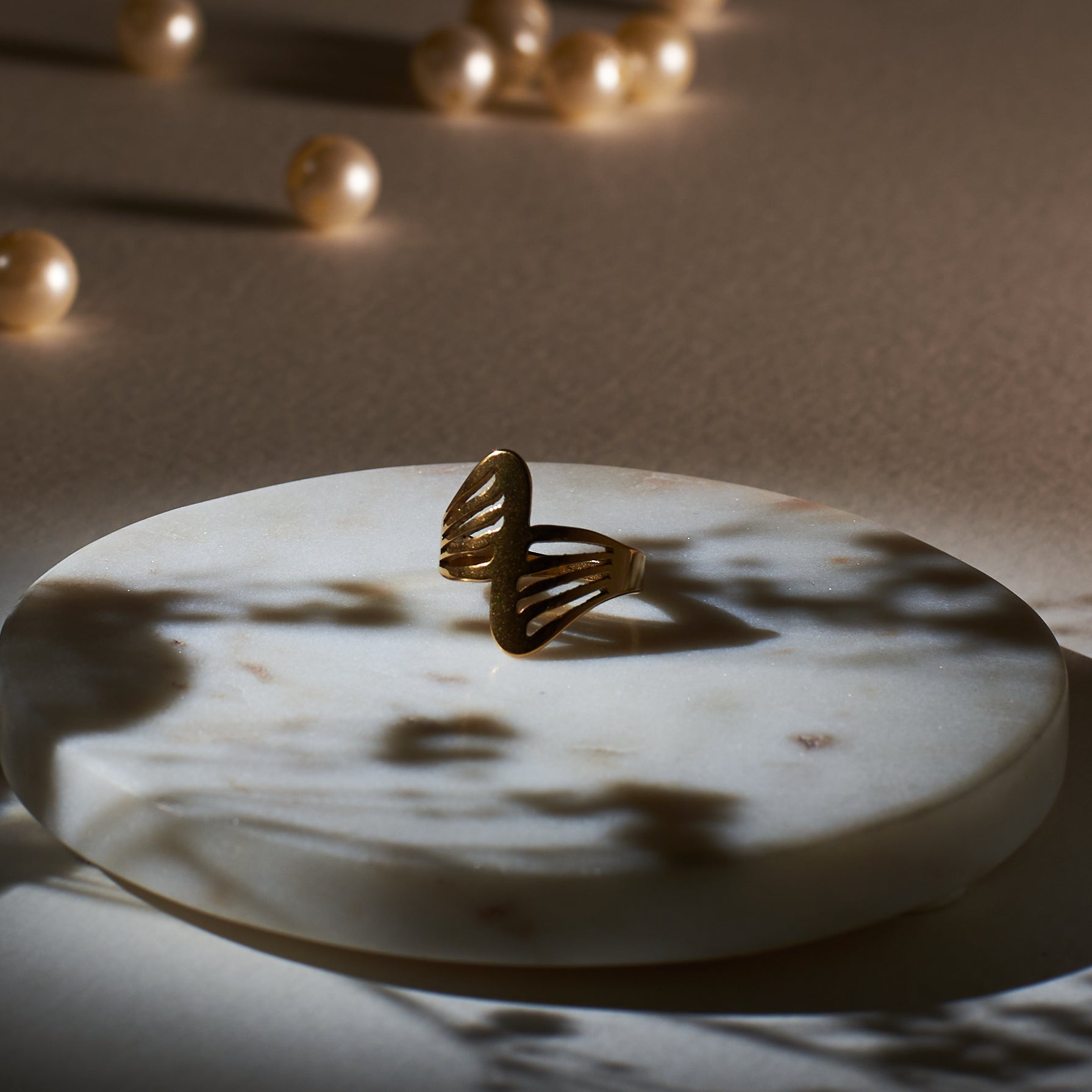 Salty Nostalgic Nuptials Ring