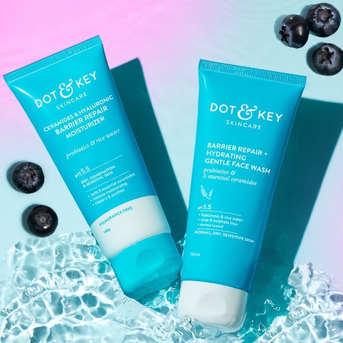 Dot & Key Hydrating Barrier Repair Duo- Face Wash & Moisturizer
