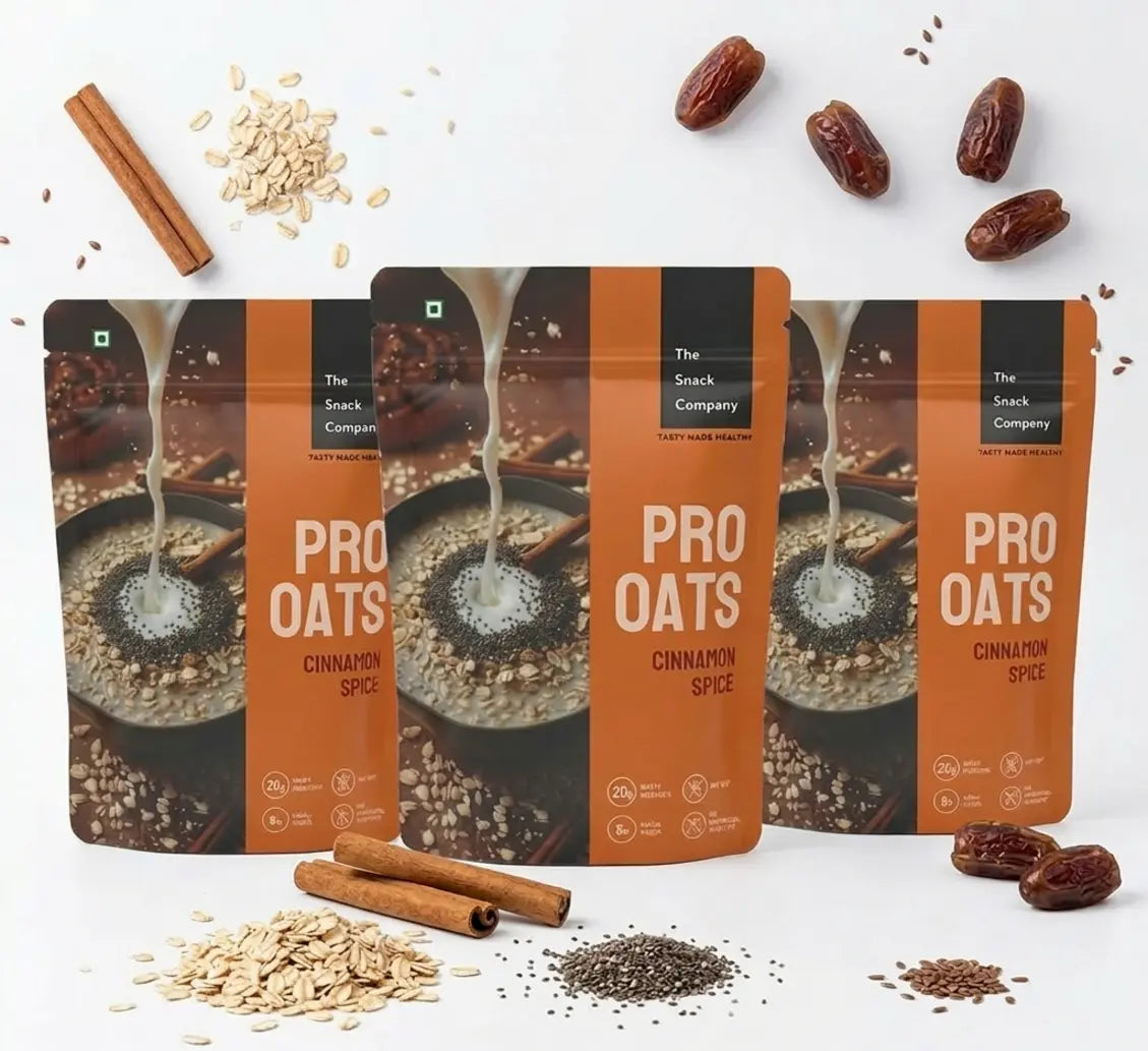 The Snack Company PRO OATS - Pack of 3 (60g)