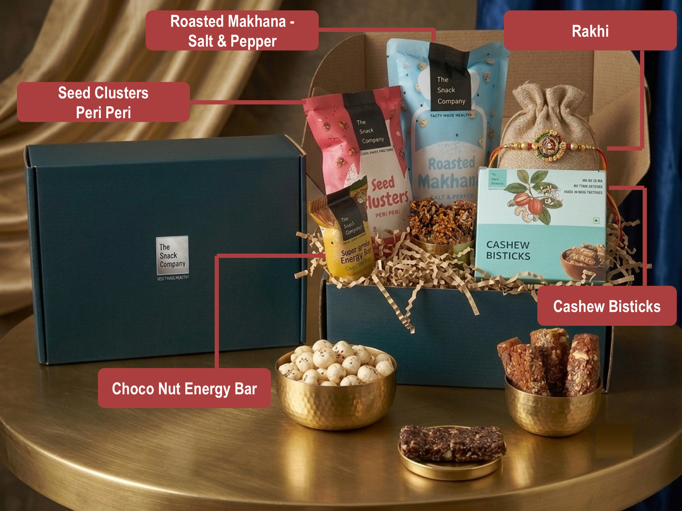 The Snack Company Rakshabandhan Gift Hamper - The Royal Bandhan