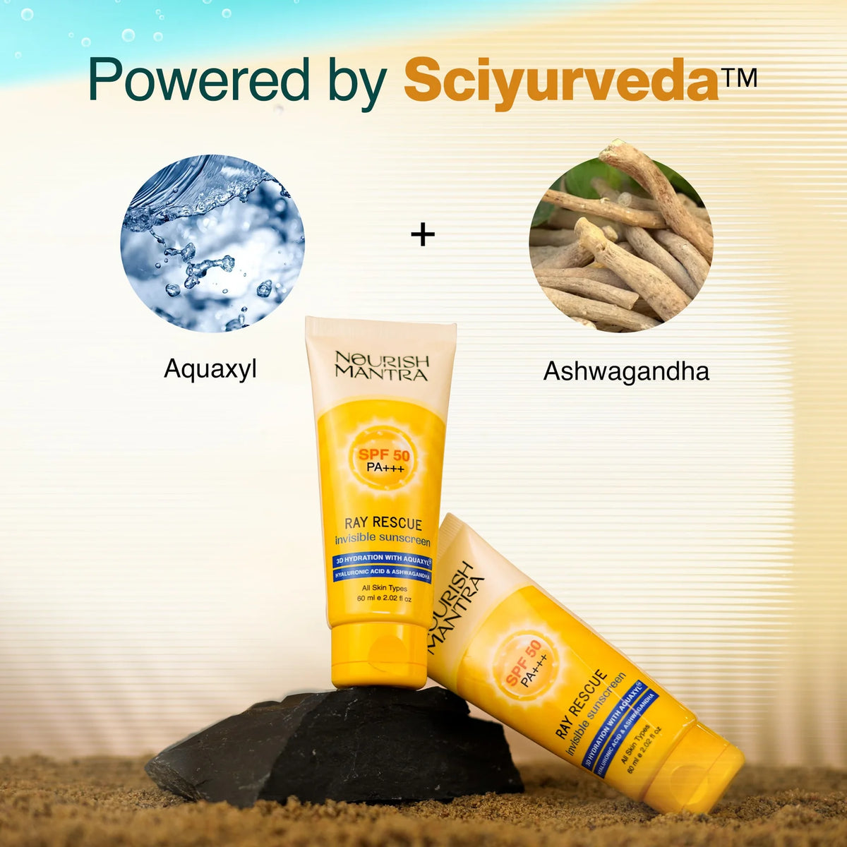 Nourish Mantra Ray Rescue Invisible Sunscreen SPF 50