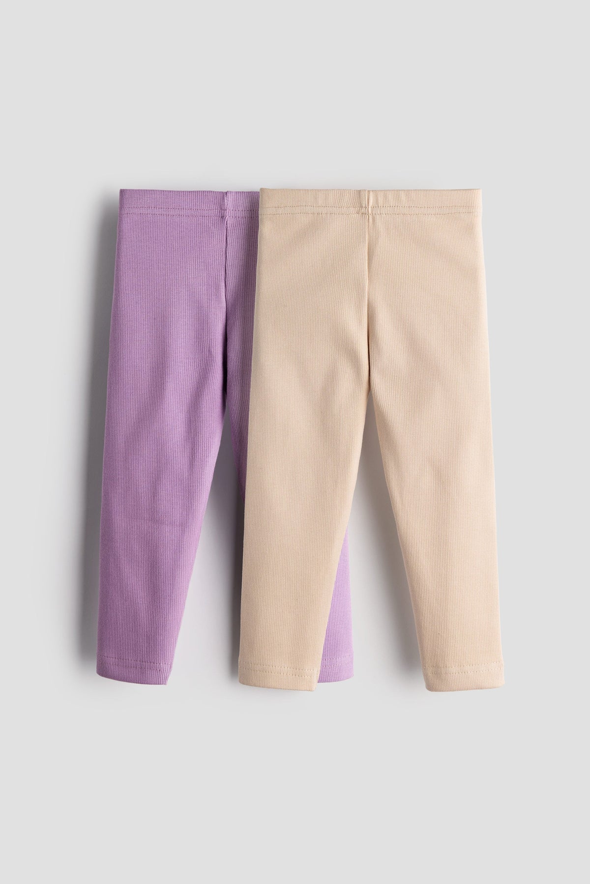 Urbanrac Baby Leggings - Pack of 2 (Girls, Unisex, Soft Cotton, Stretchable, Everyday Comfort)
