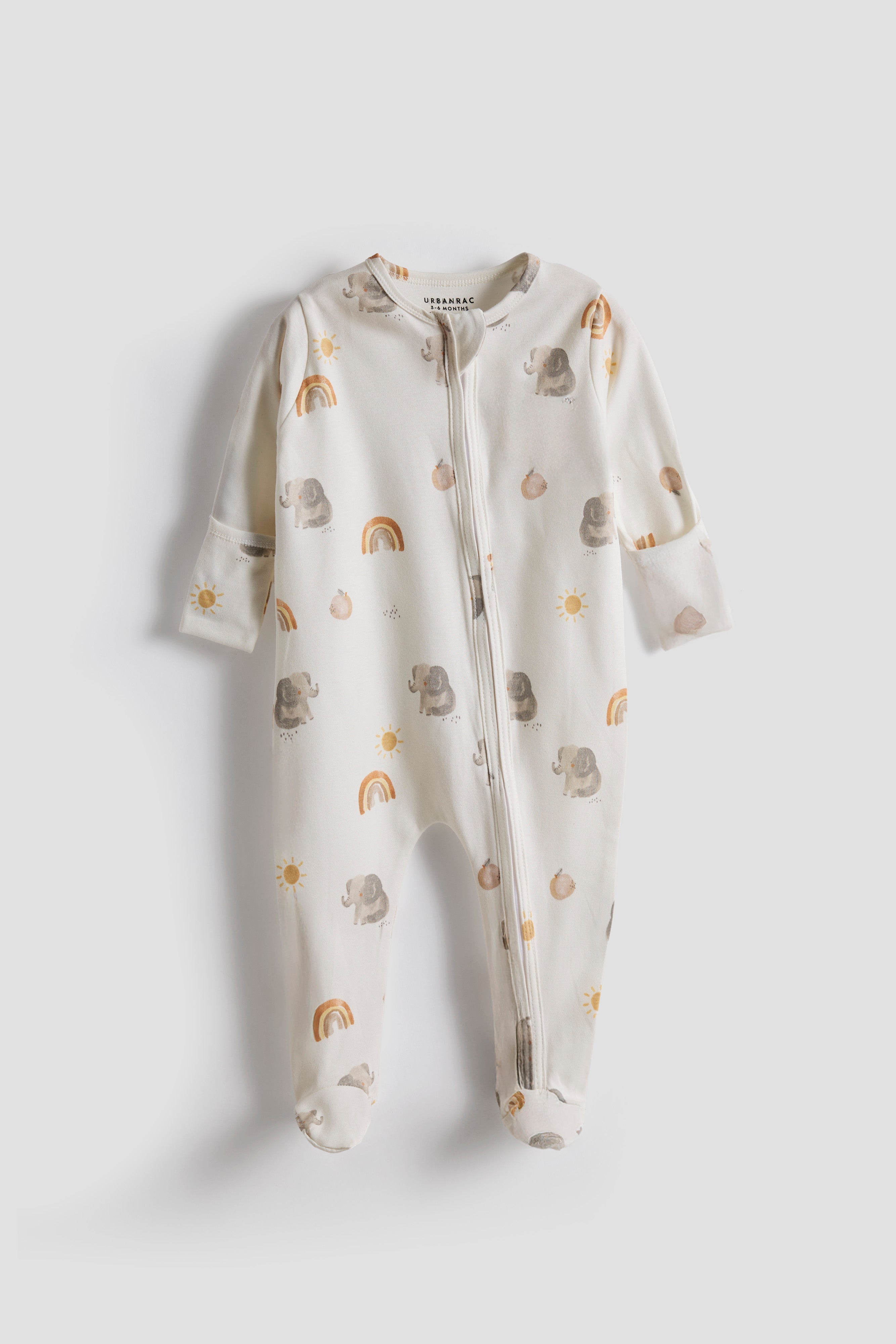 Urbanrac Baby Zip-Up Sleep & Play Pajamas - Babies Sleepwear - Unisex