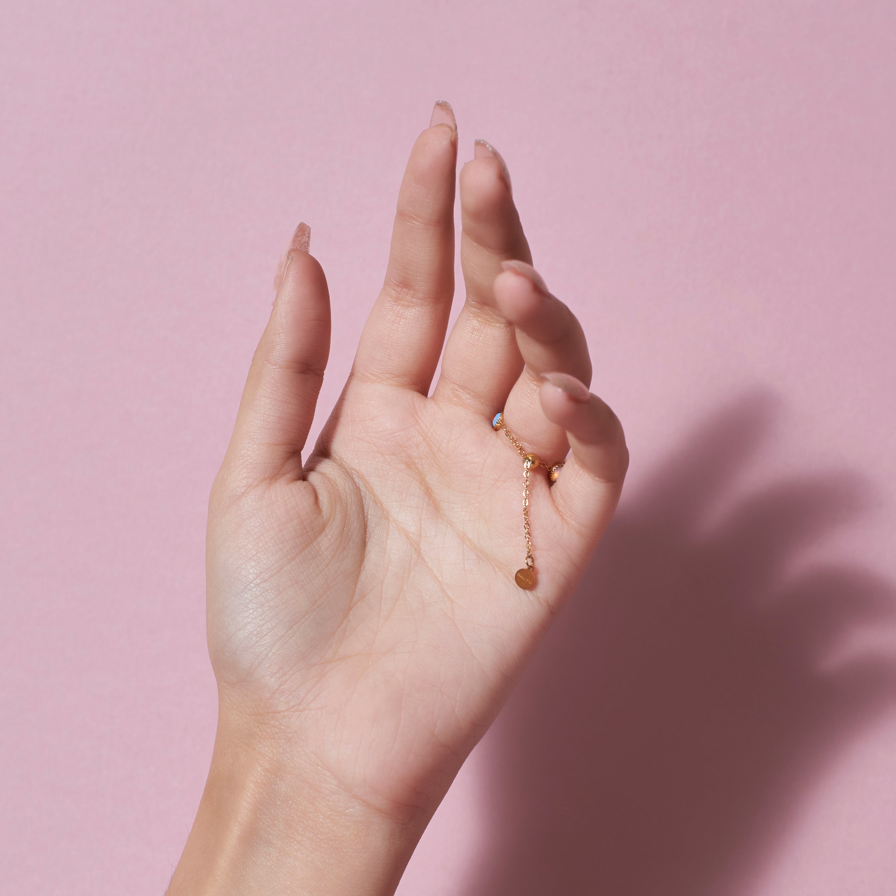 Salty Champagne Self-Love Chain Ring