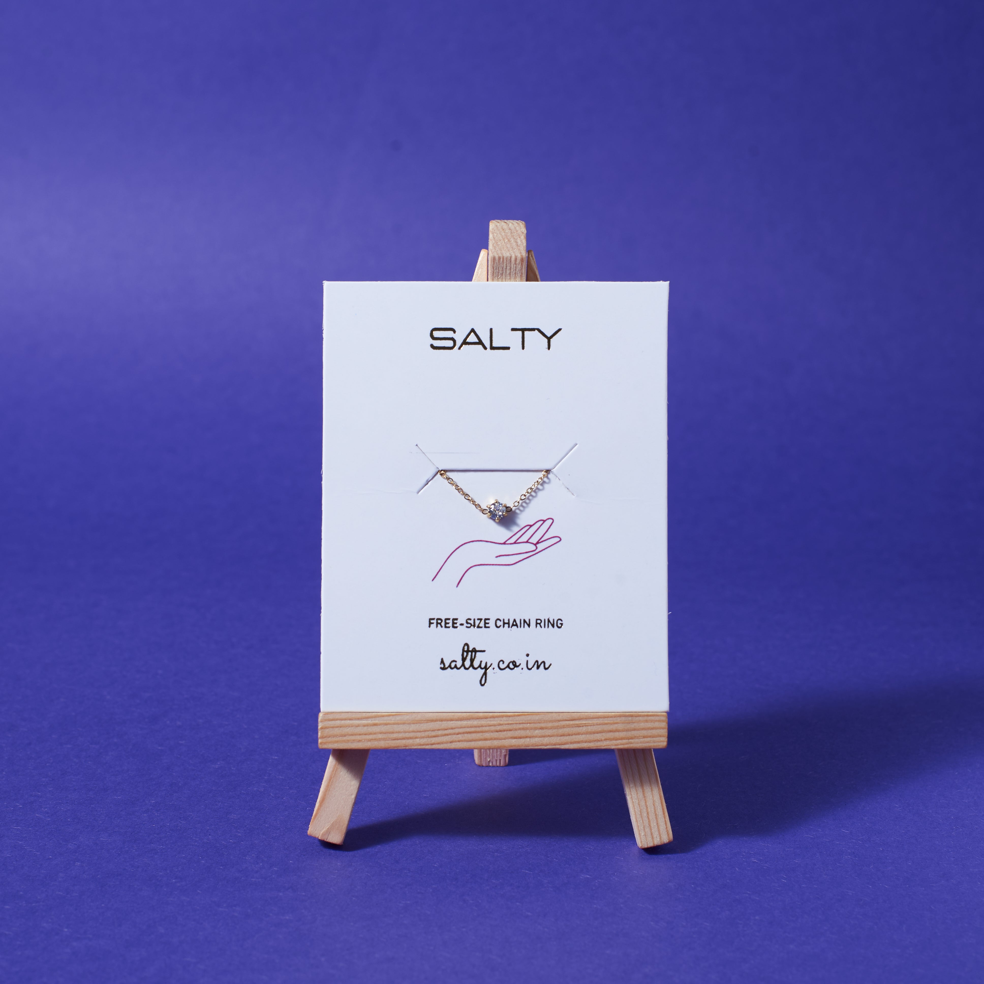 Salty Champagne Self-Love Chain Ring