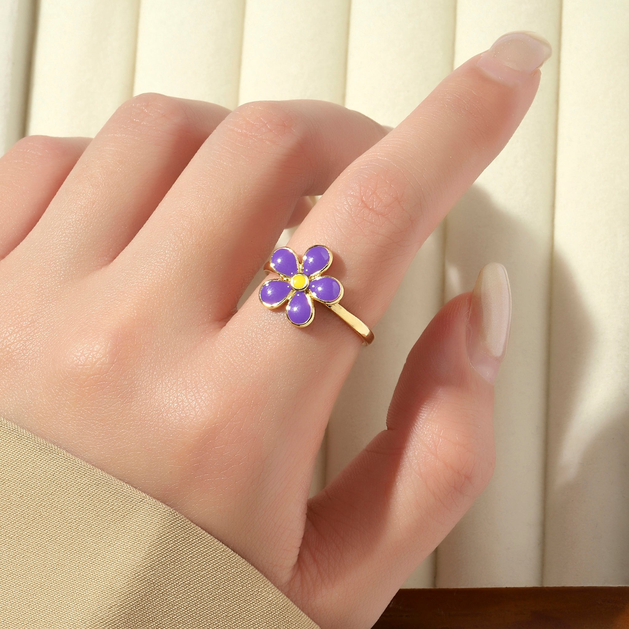 Salty Lilac Bud Ring