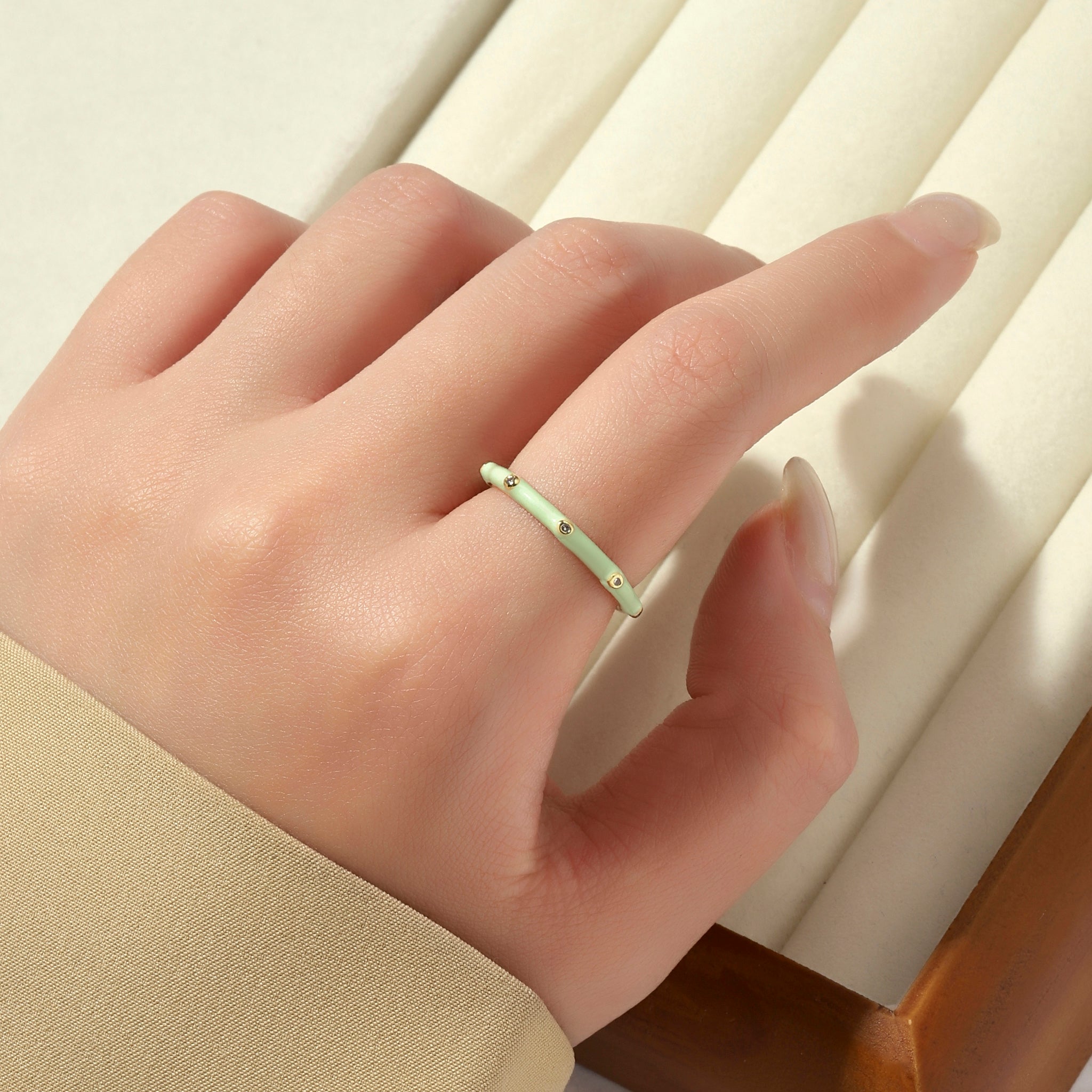 Salty Sinister Splendor Ring - Green