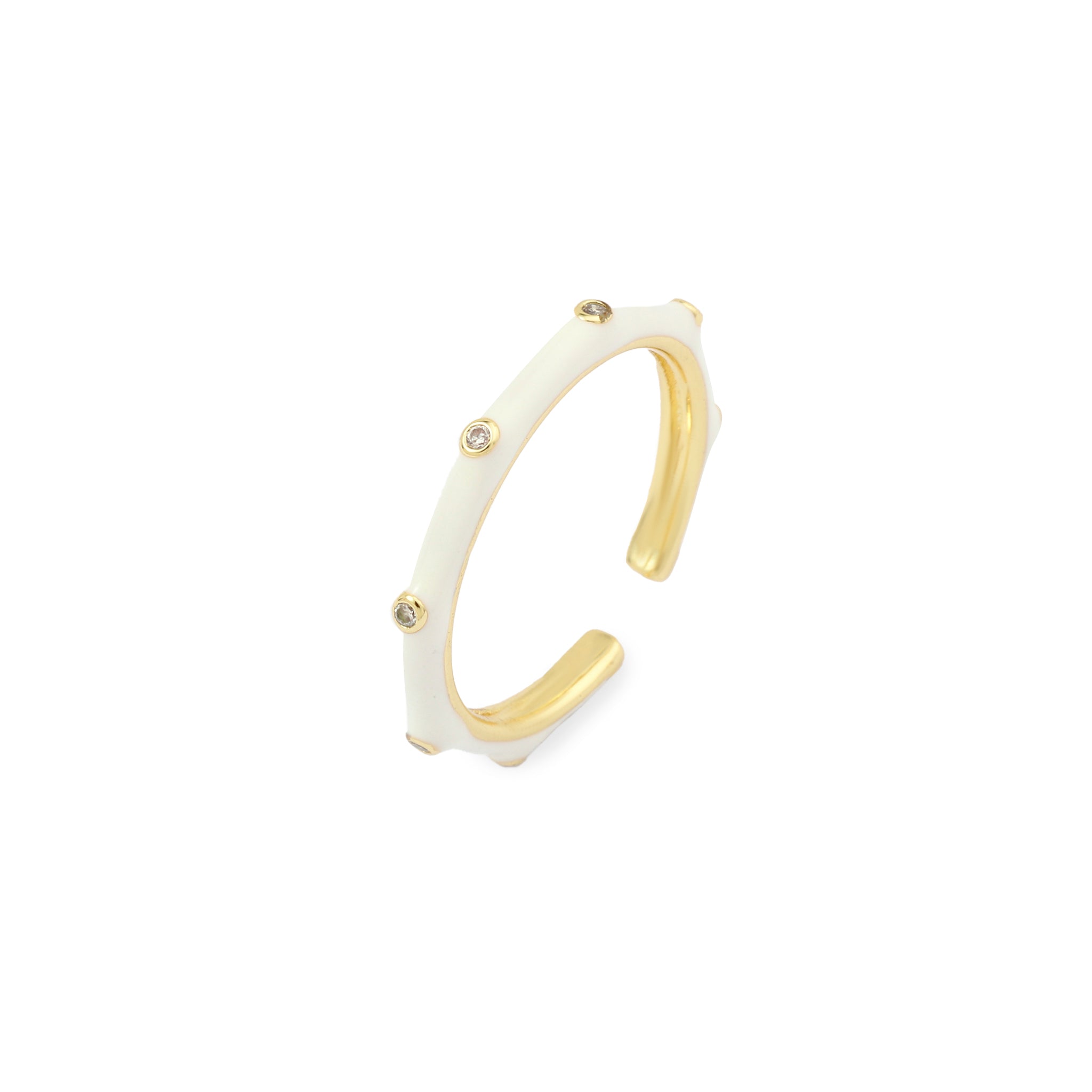 Salty Sinister Splendor Ring - White