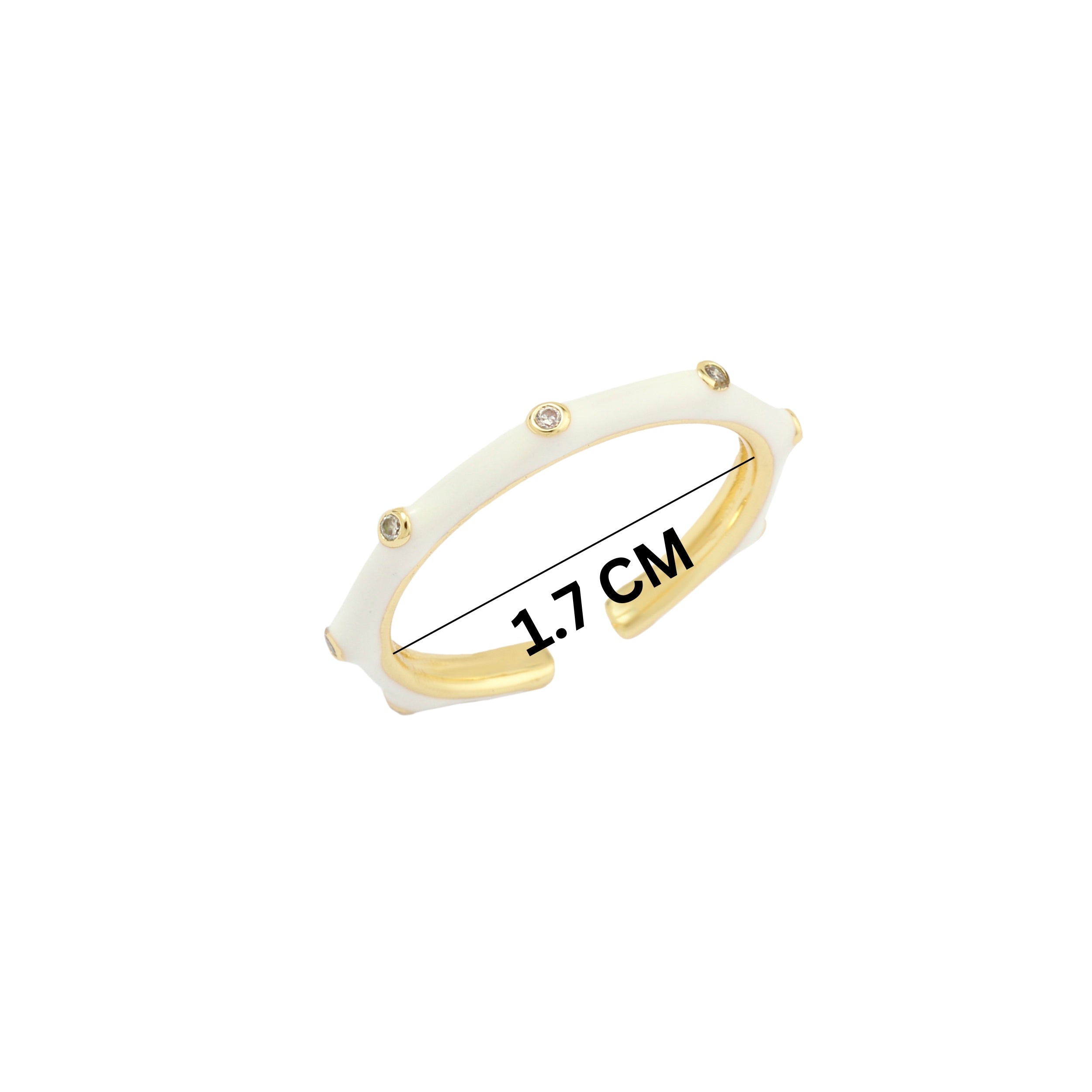 Salty Sinister Splendor Ring - White