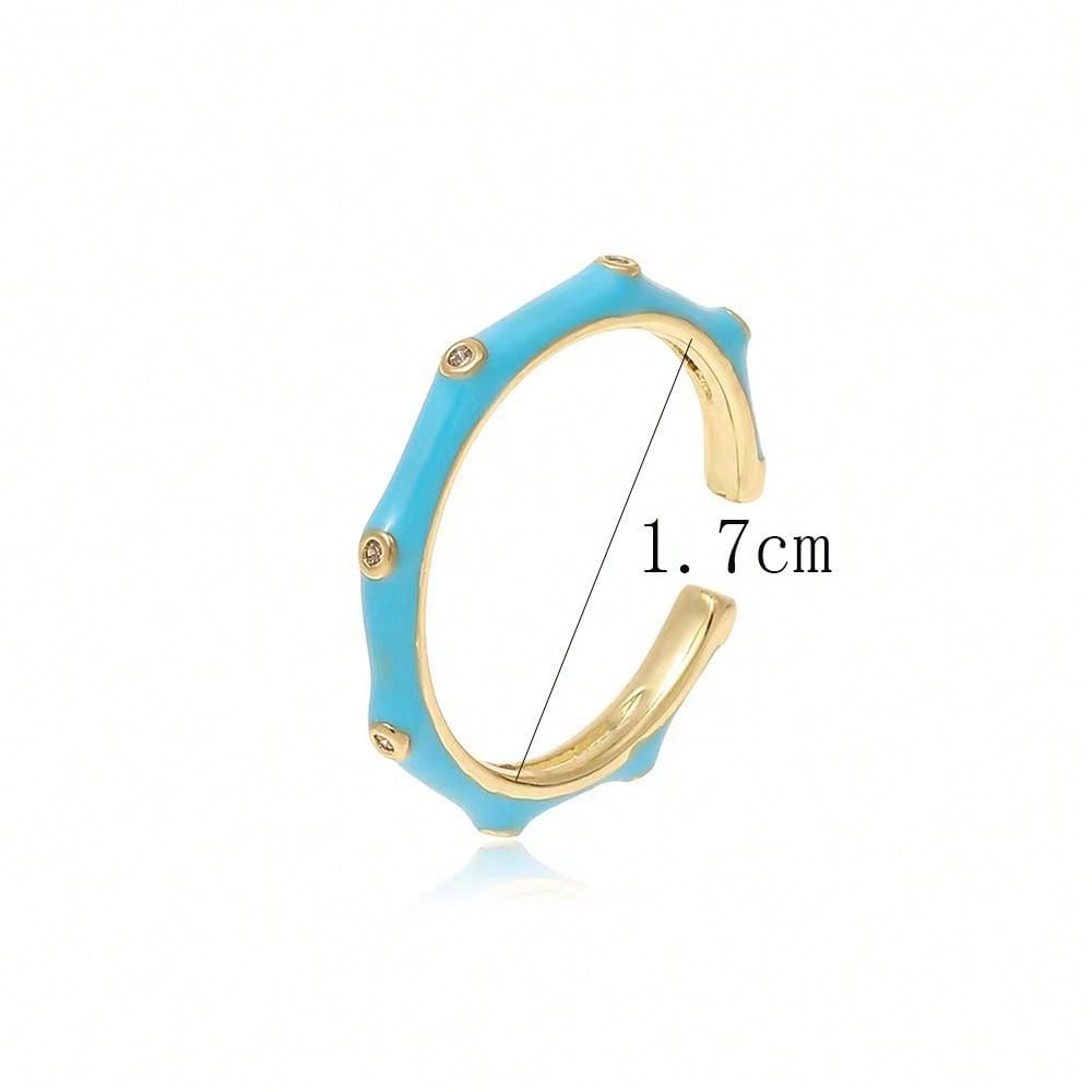 Salty Sinister Splendor Ring - Blue