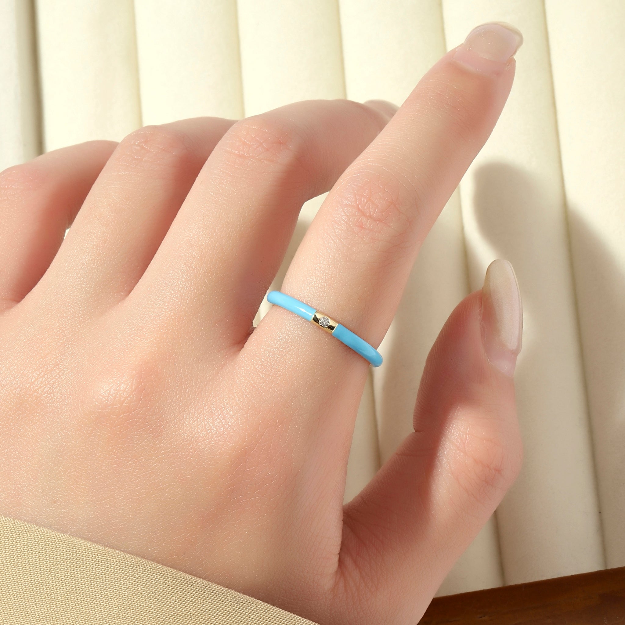 Salty Blue You Ring