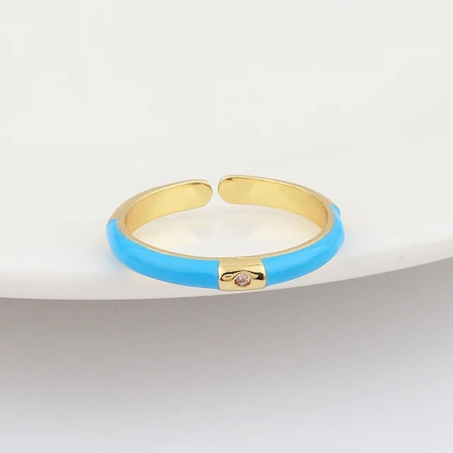 Salty Blue You Ring