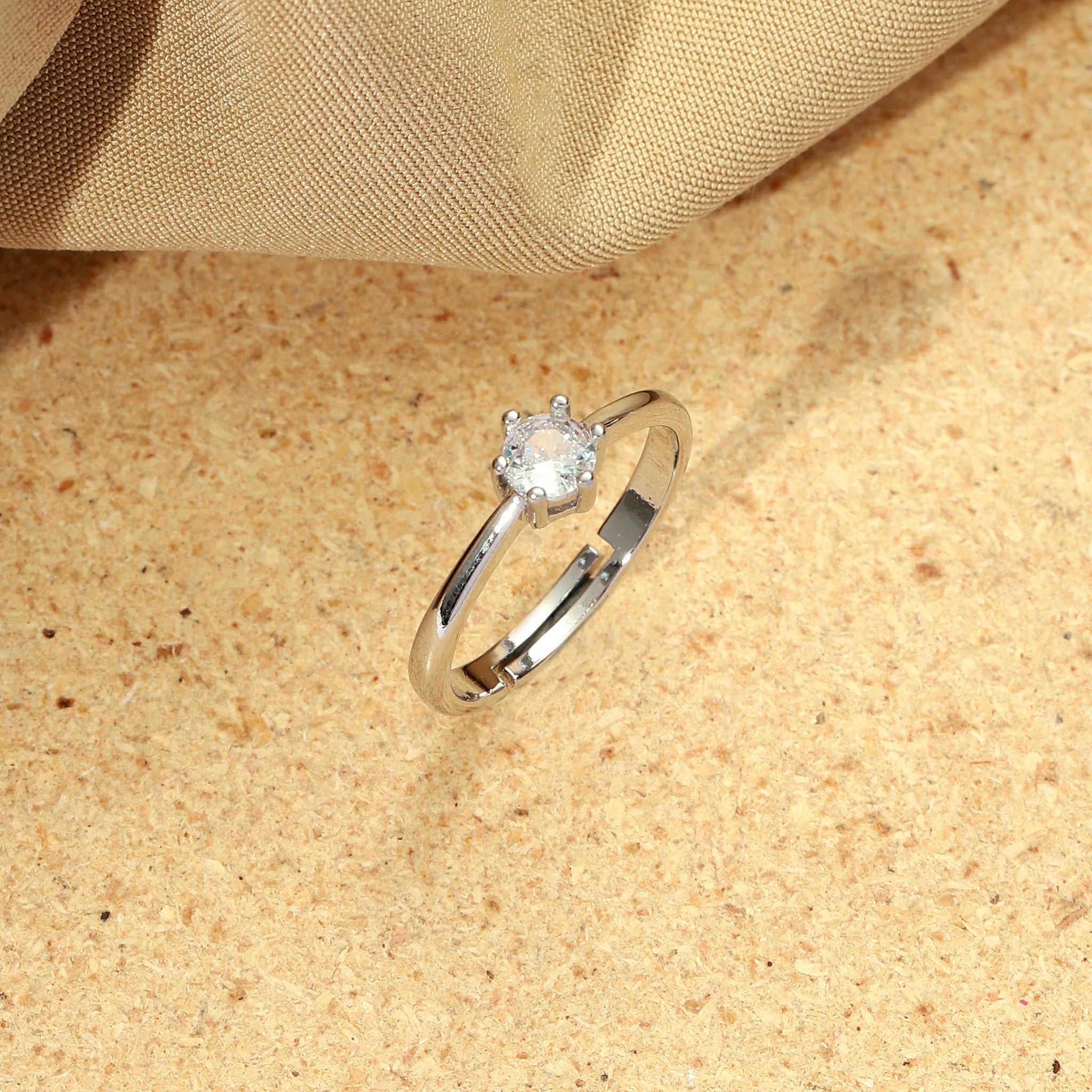 Salty Celestial Sparkle Crystal Ring