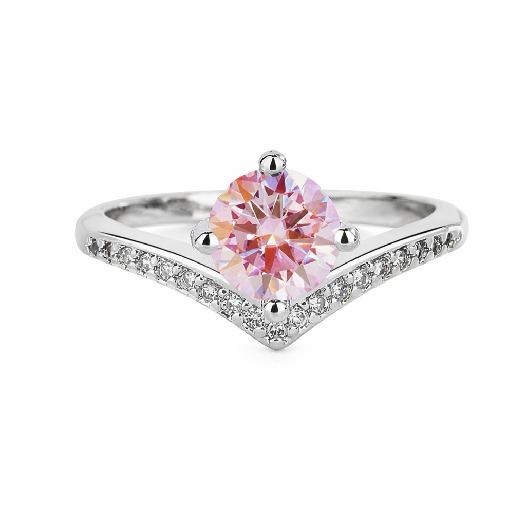Salty Sweetheart Rosé Curve Ring