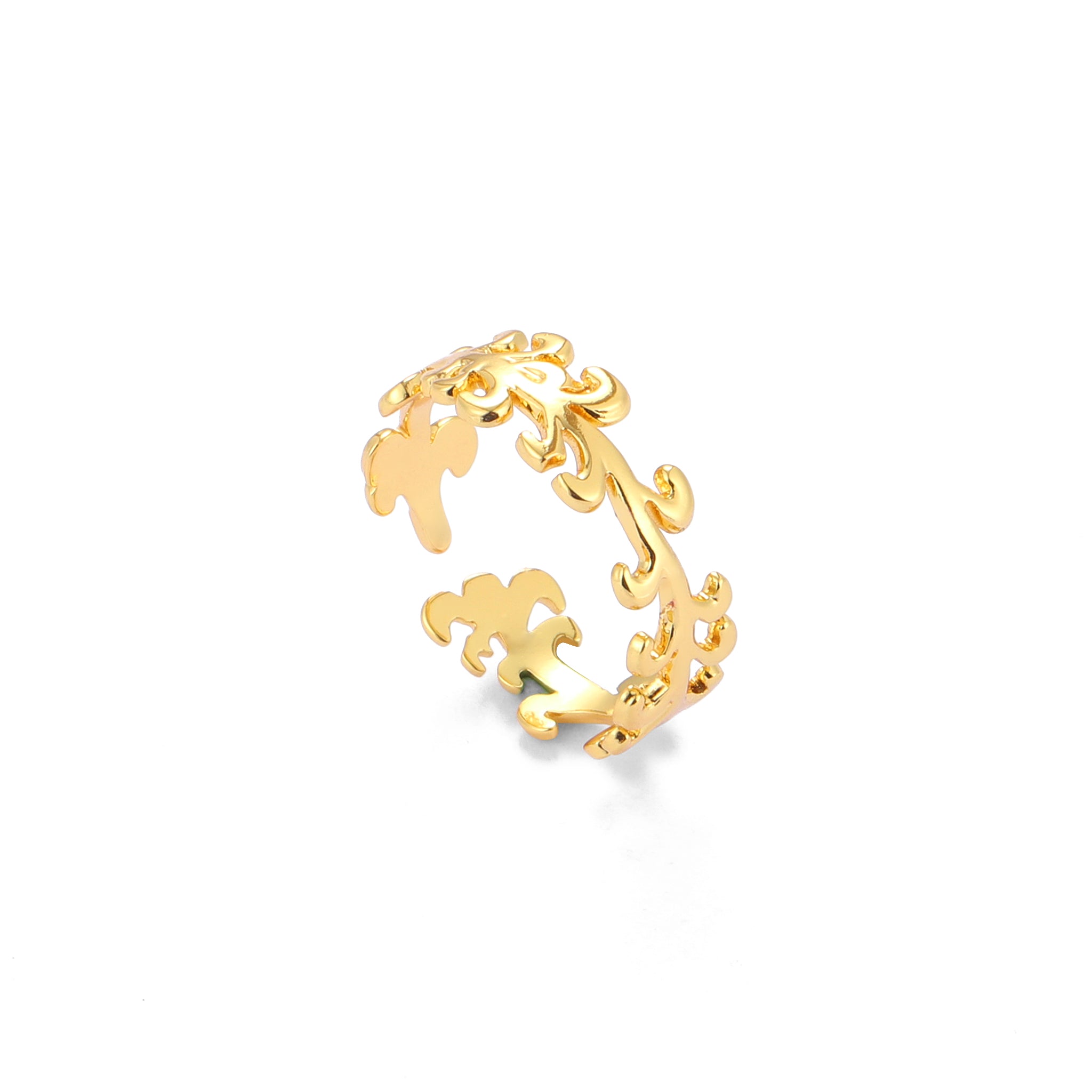 Salty Royal Vine Open Ring