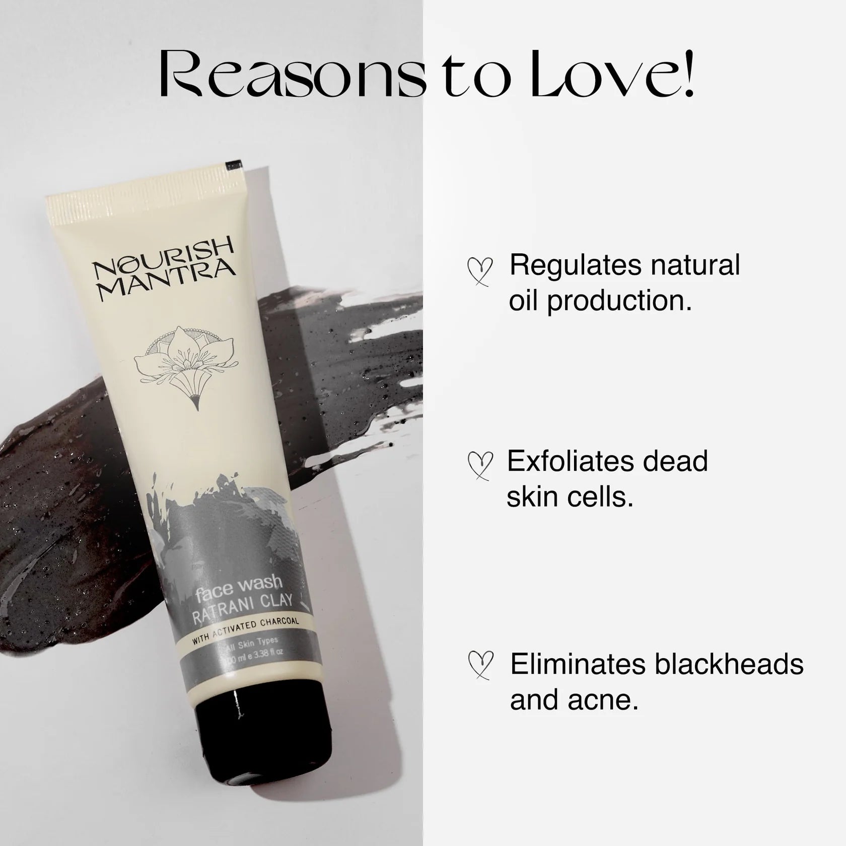 Nourish Mantra Ratrani Clay Face Wash