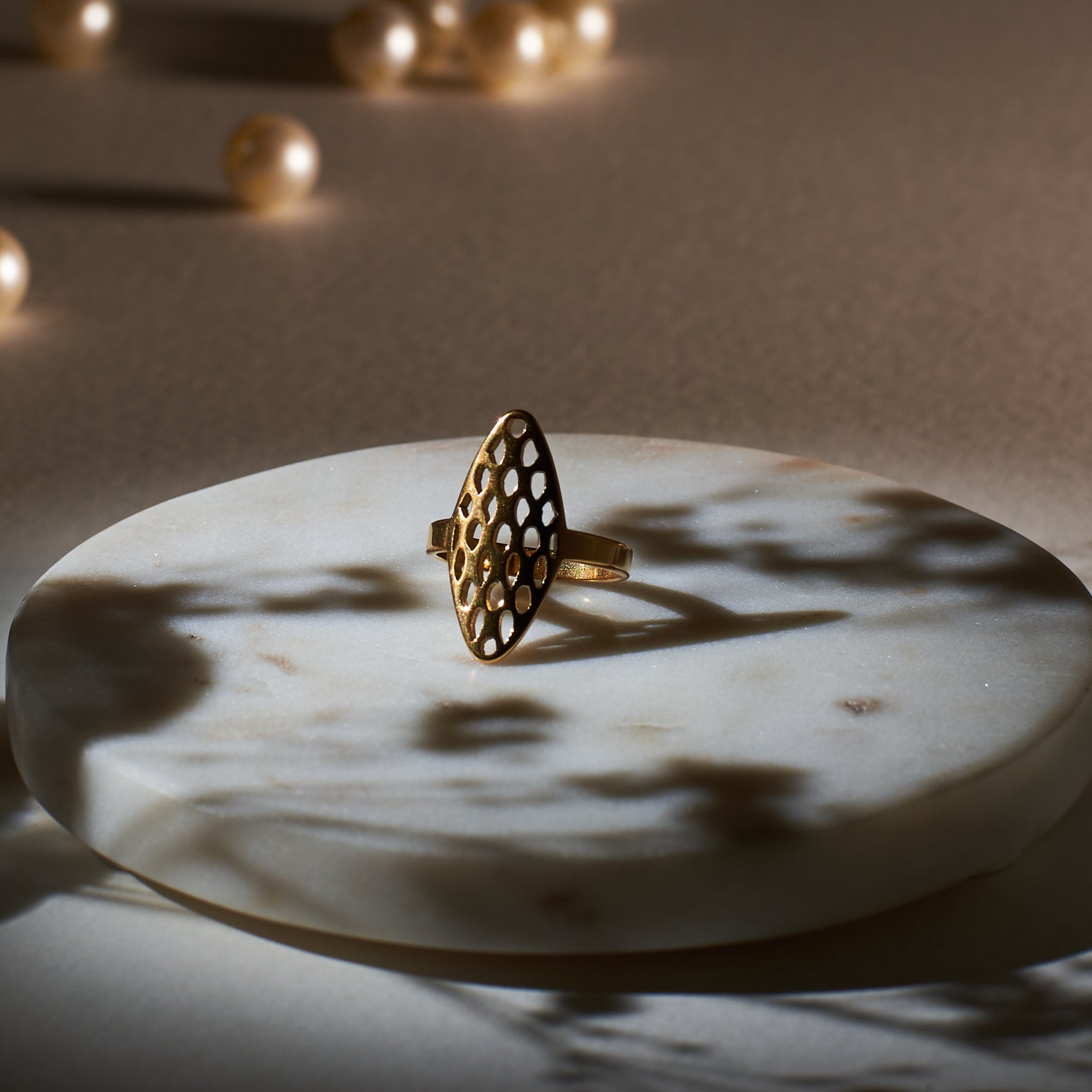 Salty Retro Sweetheart Ring
