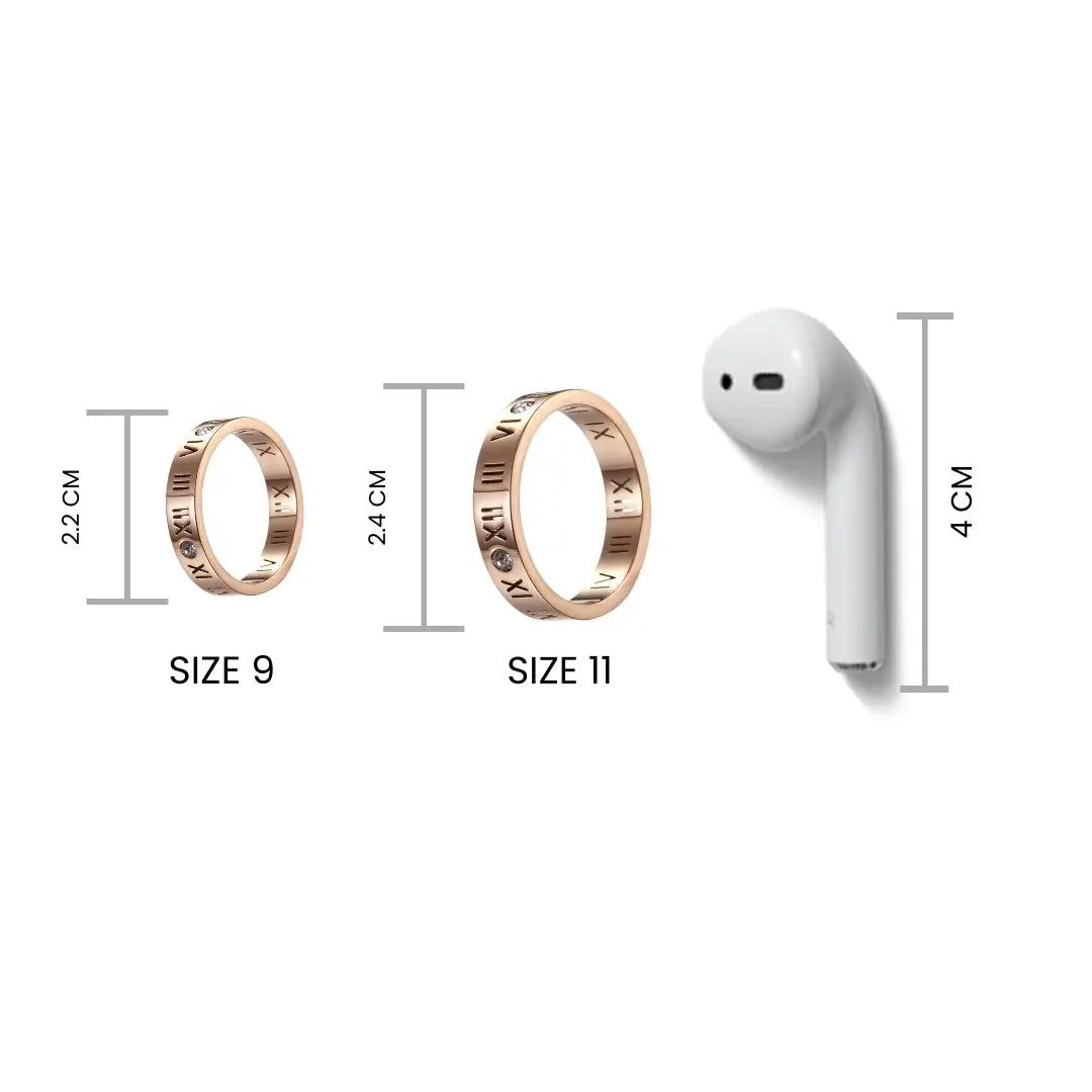 Salty Roman Angels Rose Gold Band