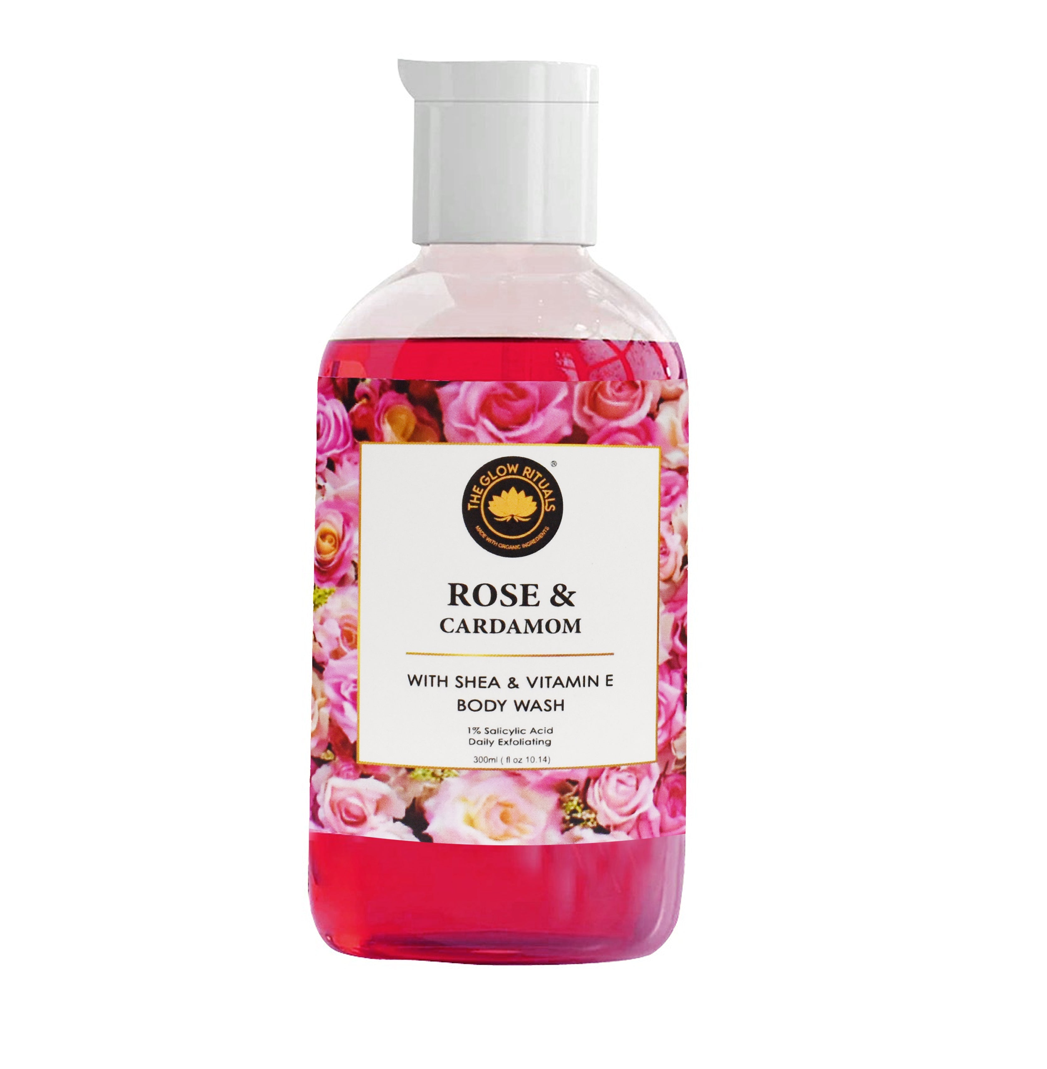 The Glow Rituals Rose & Cardamom Body Wash