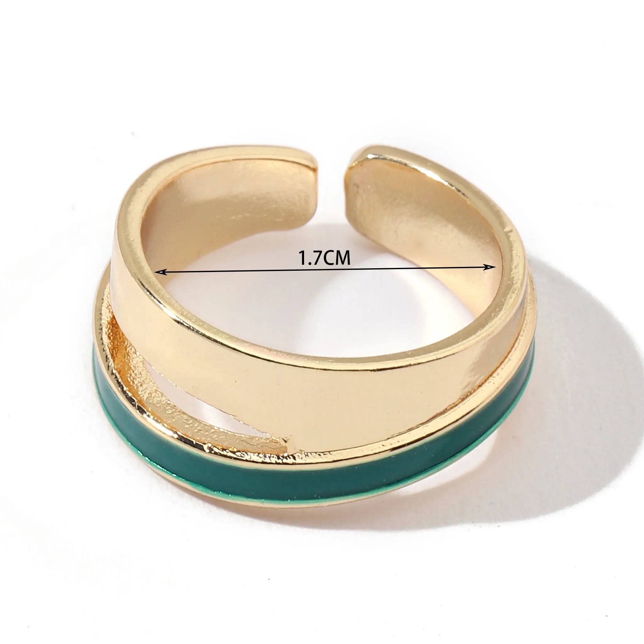 Salty Rumi Enamel Gold Ring