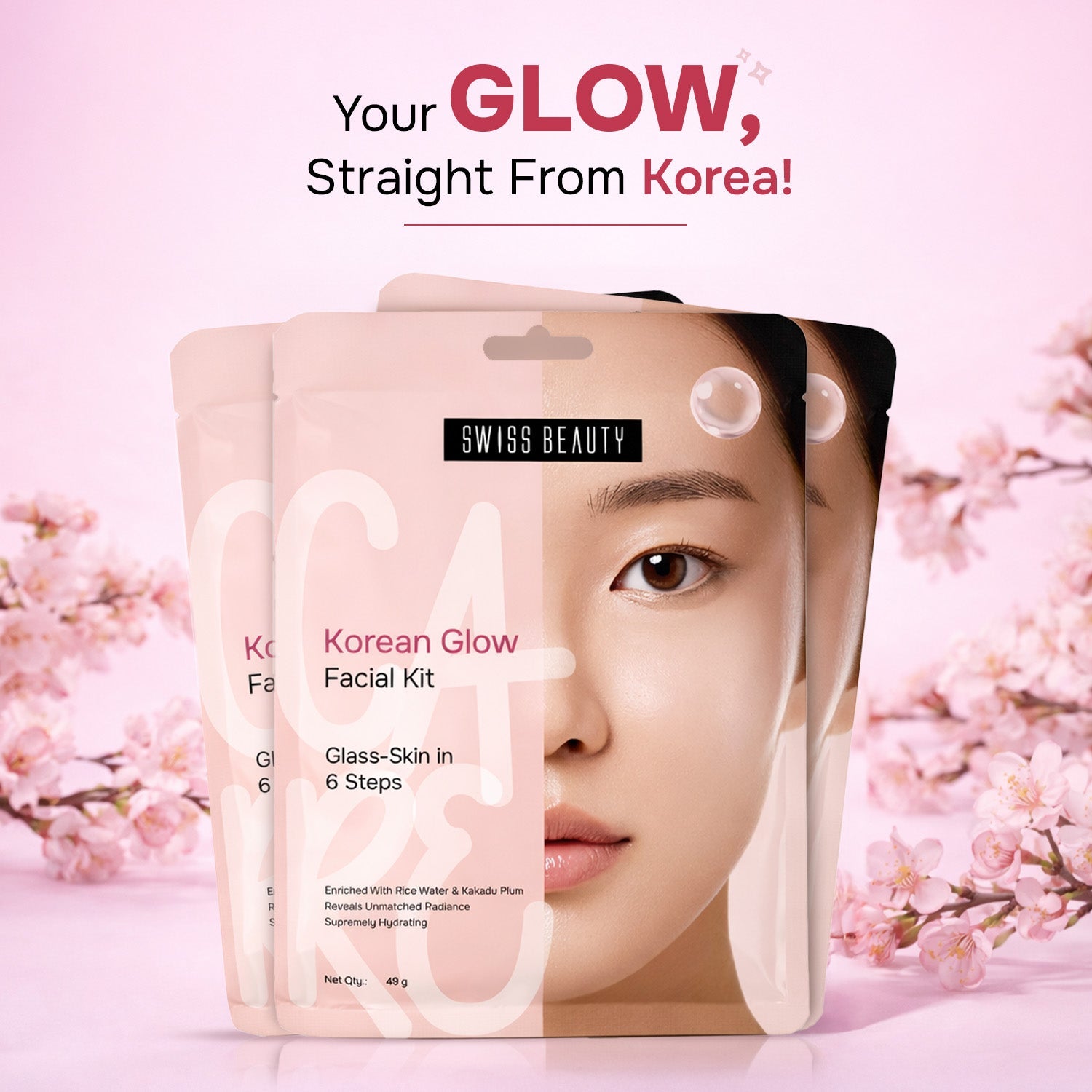 Swiss Beauty Care Korean Glow Facial Set