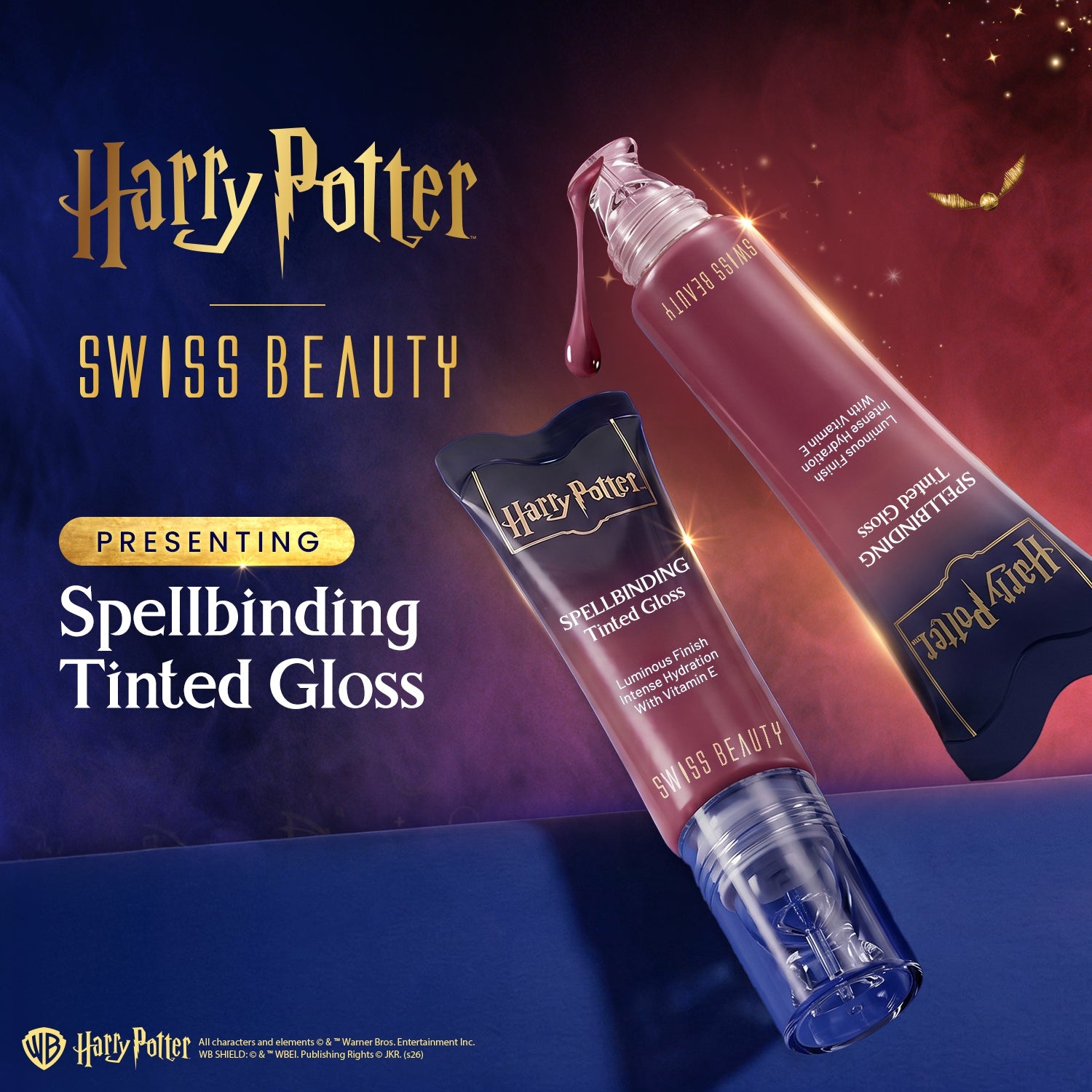 Swiss Beauty Incendio Cherry Red - Spellbinding Tinted Gloss - HP