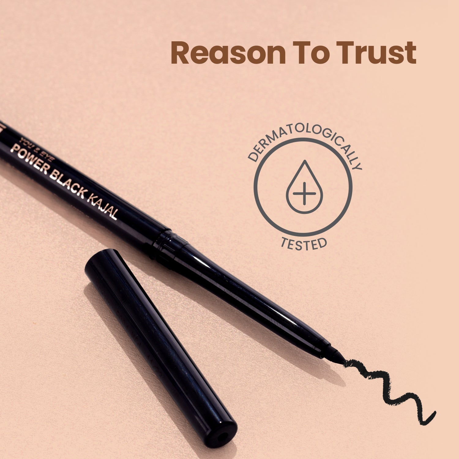 Swiss Beauty You & Eye Power Black Kajal - Black