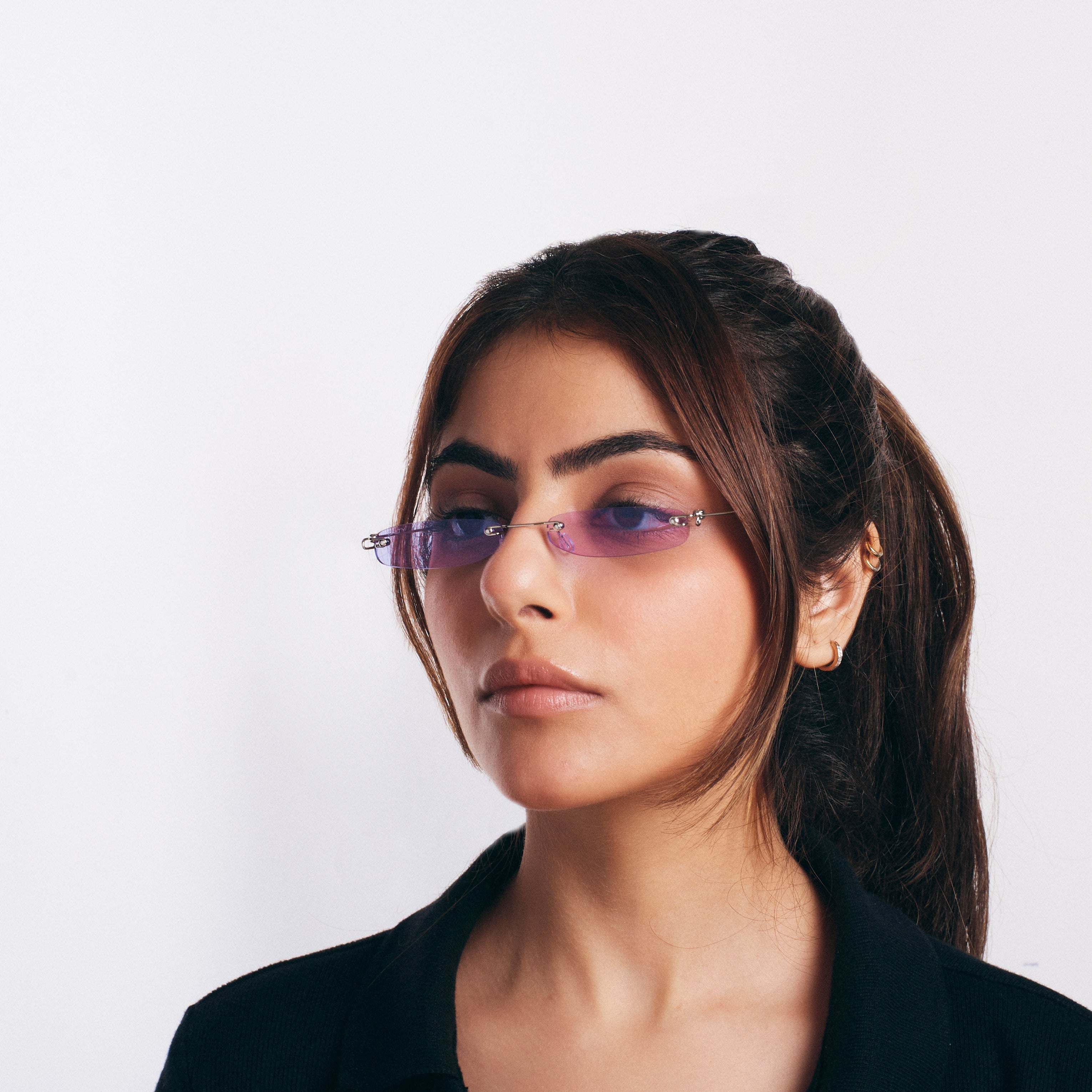 Salty Kartik Aaryan Micro Sunglasses-Purple