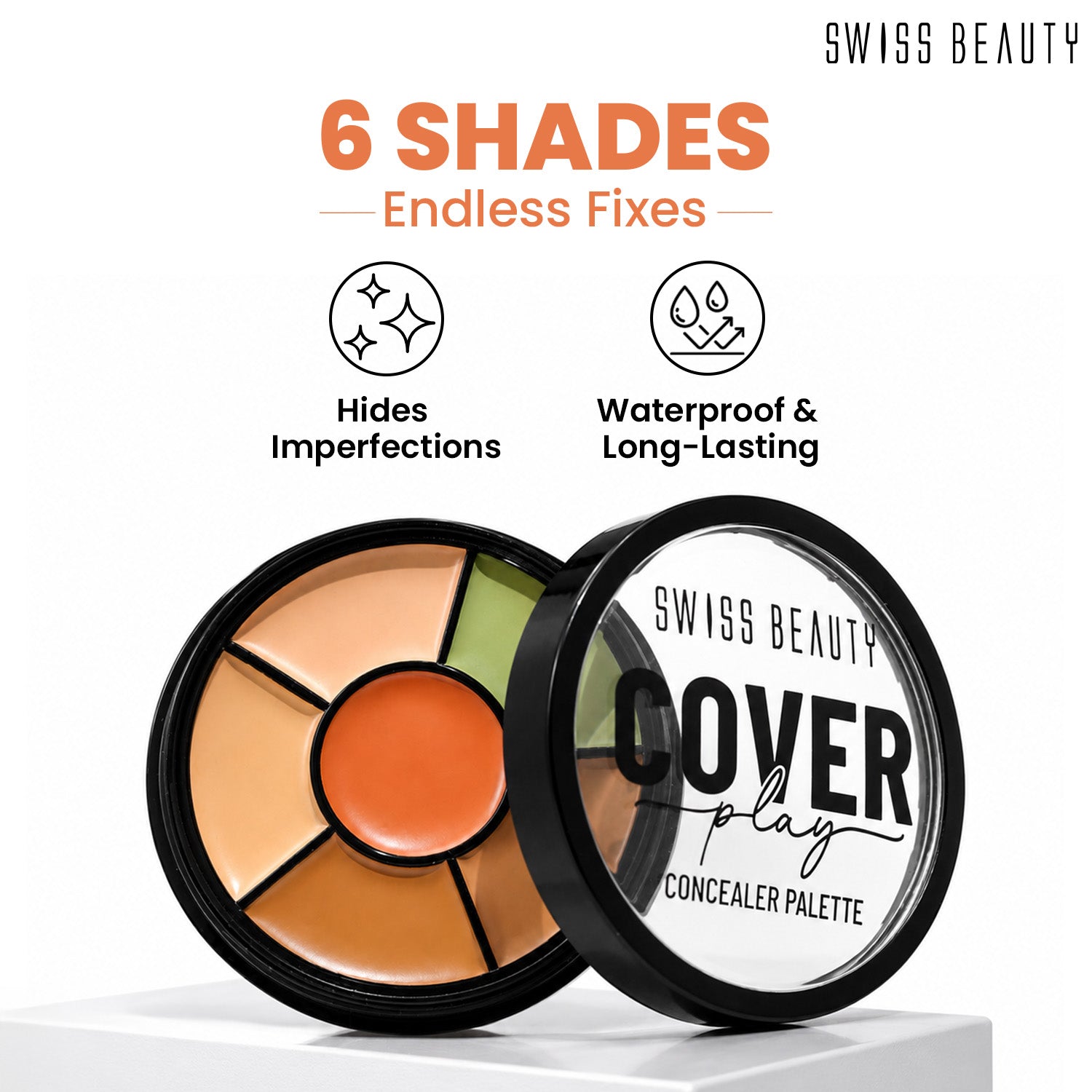 Swiss Beauty Cover Play Concealer Palette