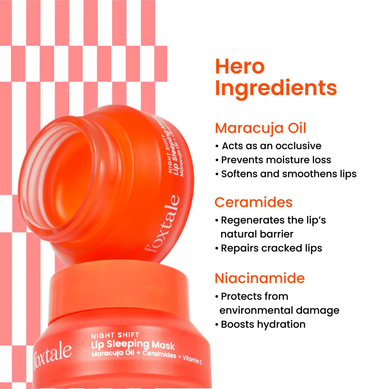 Foxtale Lip Sleeping Mask with Maracuja Oil