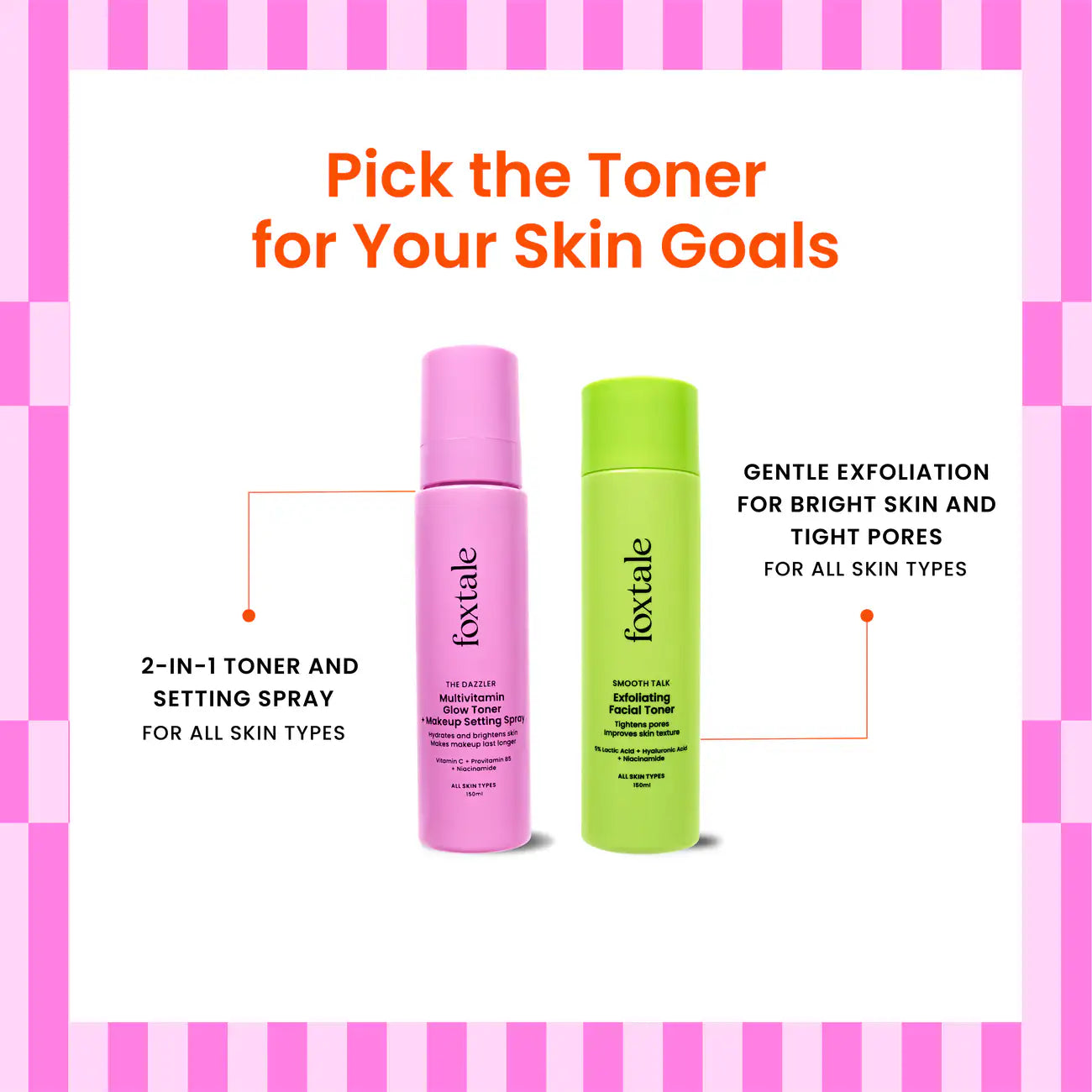 Foxtale Glow Toner + Makeup Setting Spray