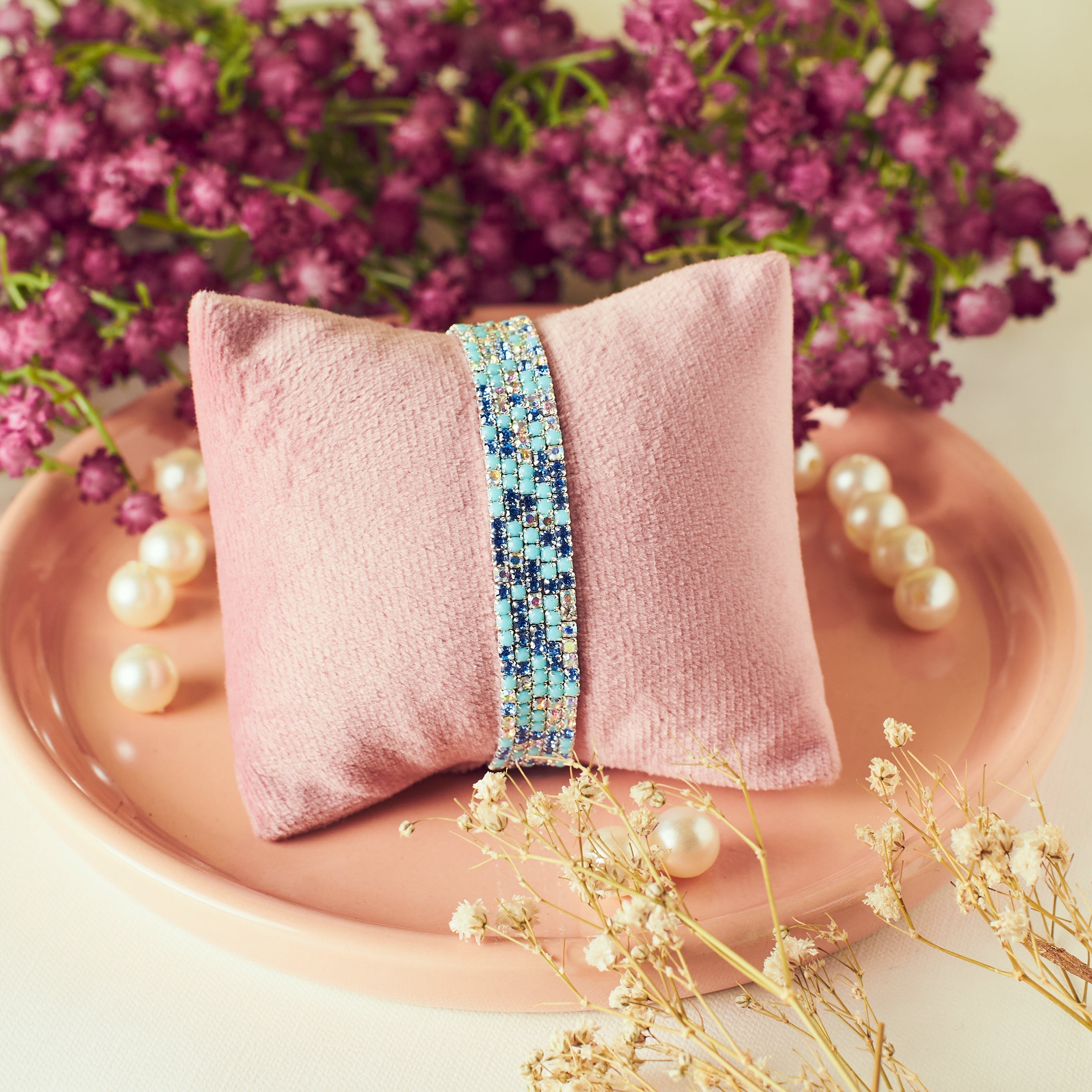Salty Cerulean Sky Stretchable Bands (Set of 5)