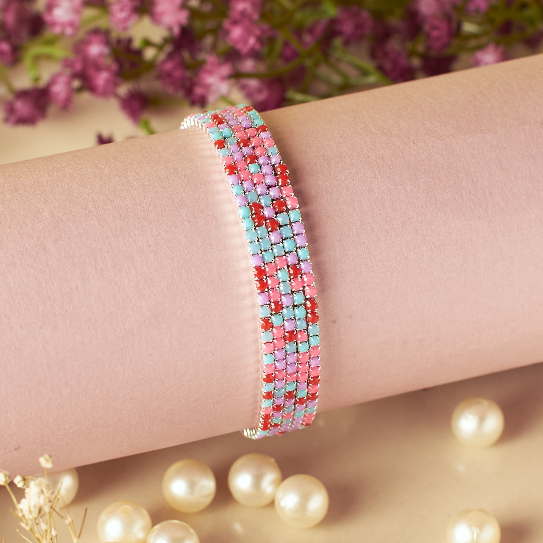 Salty Rosy Blueberry Stretchable Bands (Set of 5)