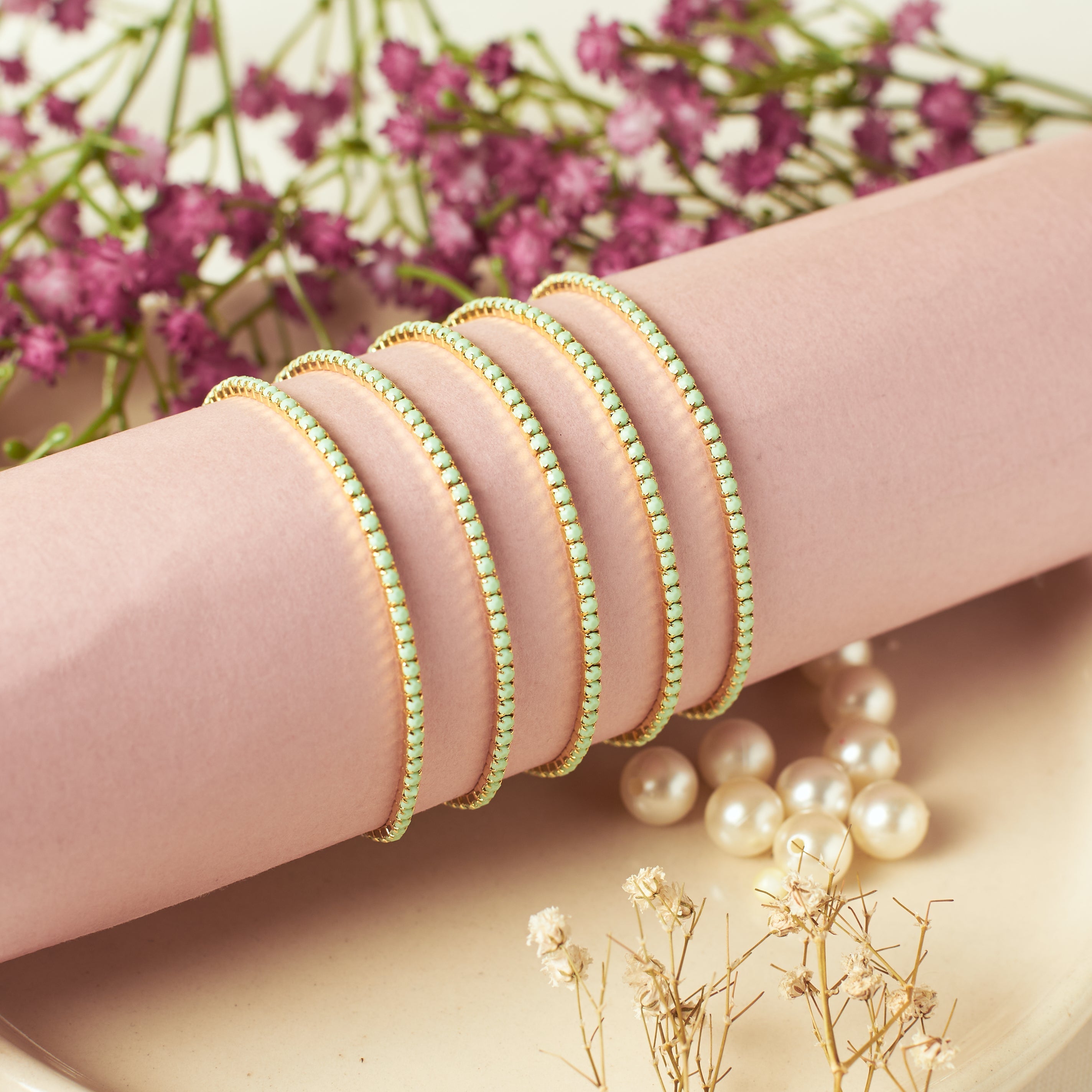 Salty Aurora Abyss Stretchable Bands (Set of 5)