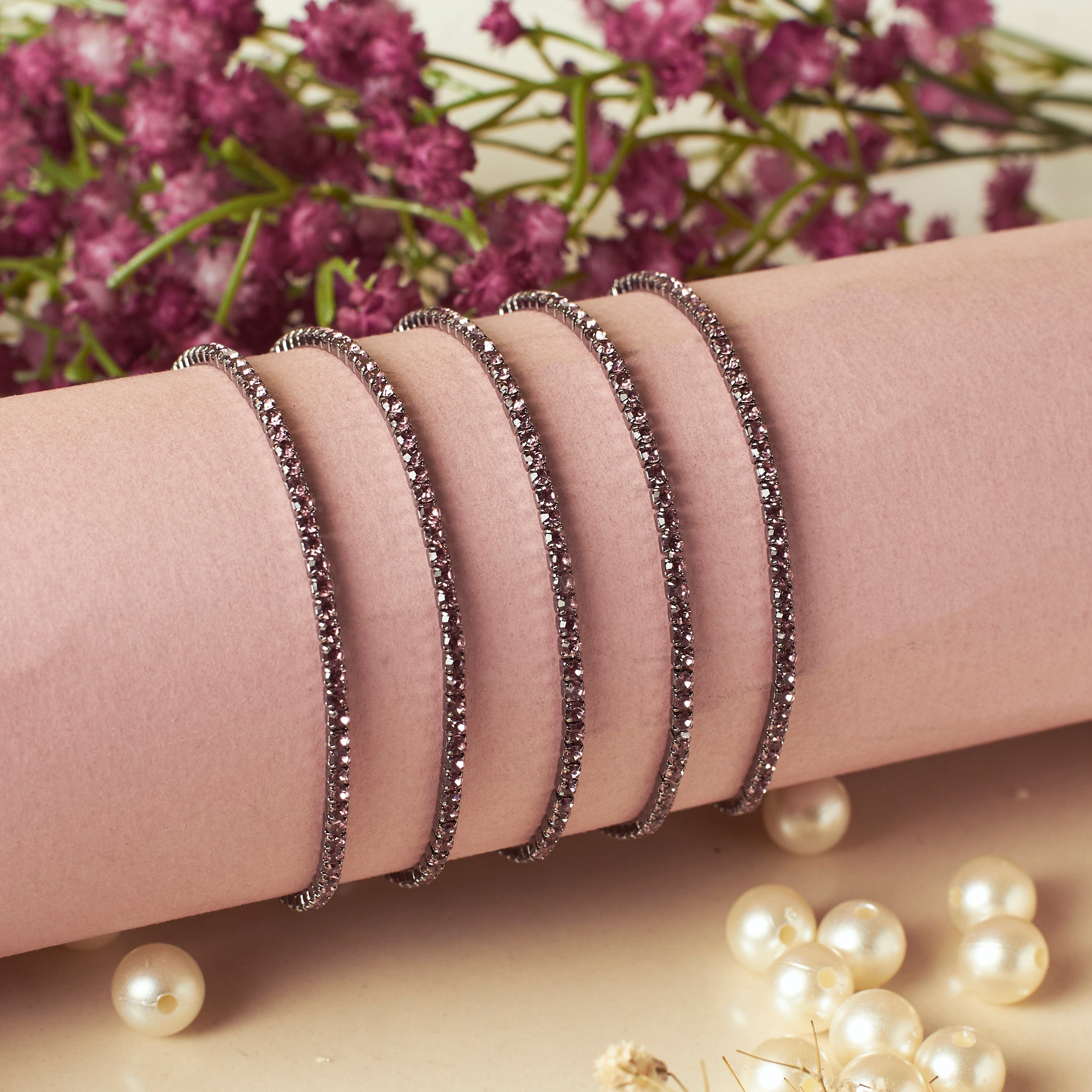 Salty Shadowy Dusk Stretchable Bands (Set of 5)