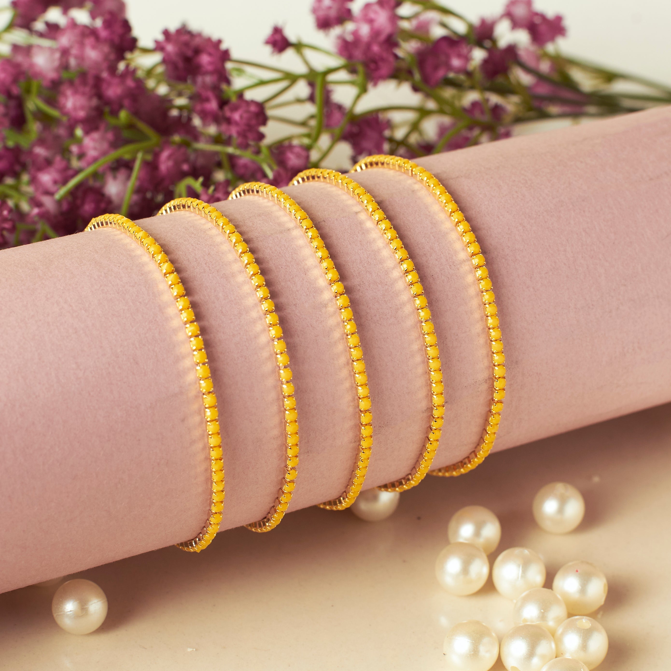 Salty Butterscotch Stretchable Bands (Set of 5)