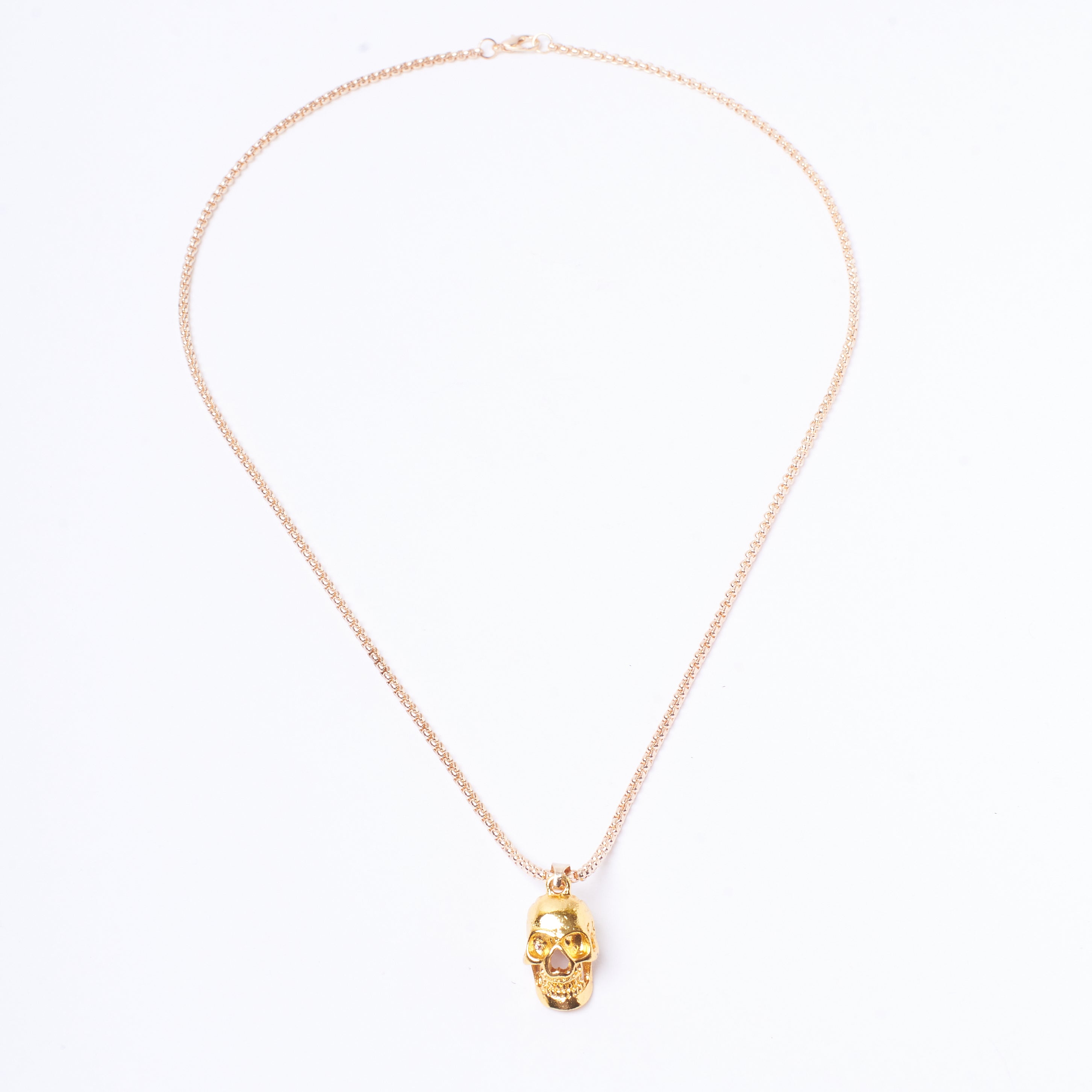 Salty Night King Golden Skull Pendant