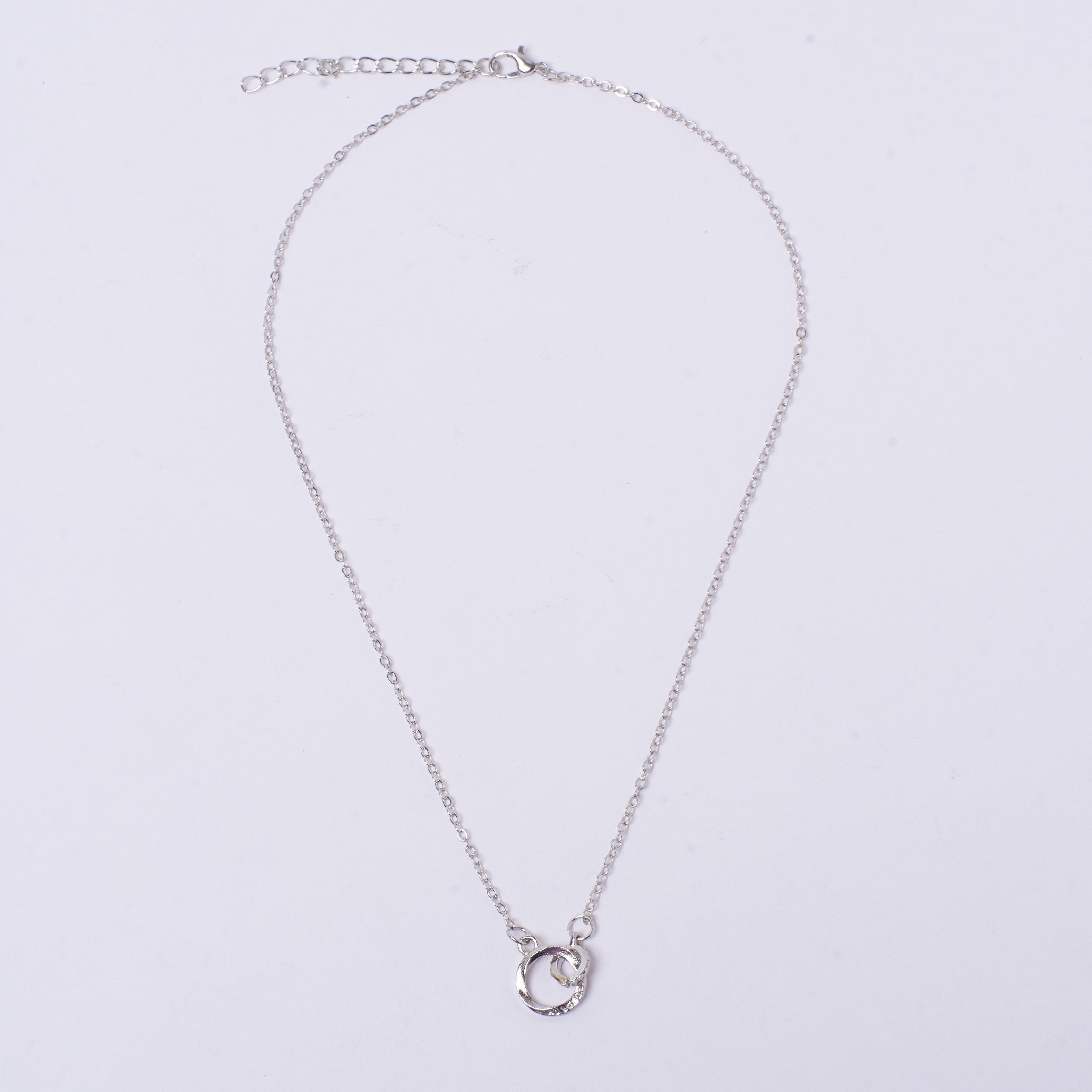 Salty Enduring Circles Silver Chain