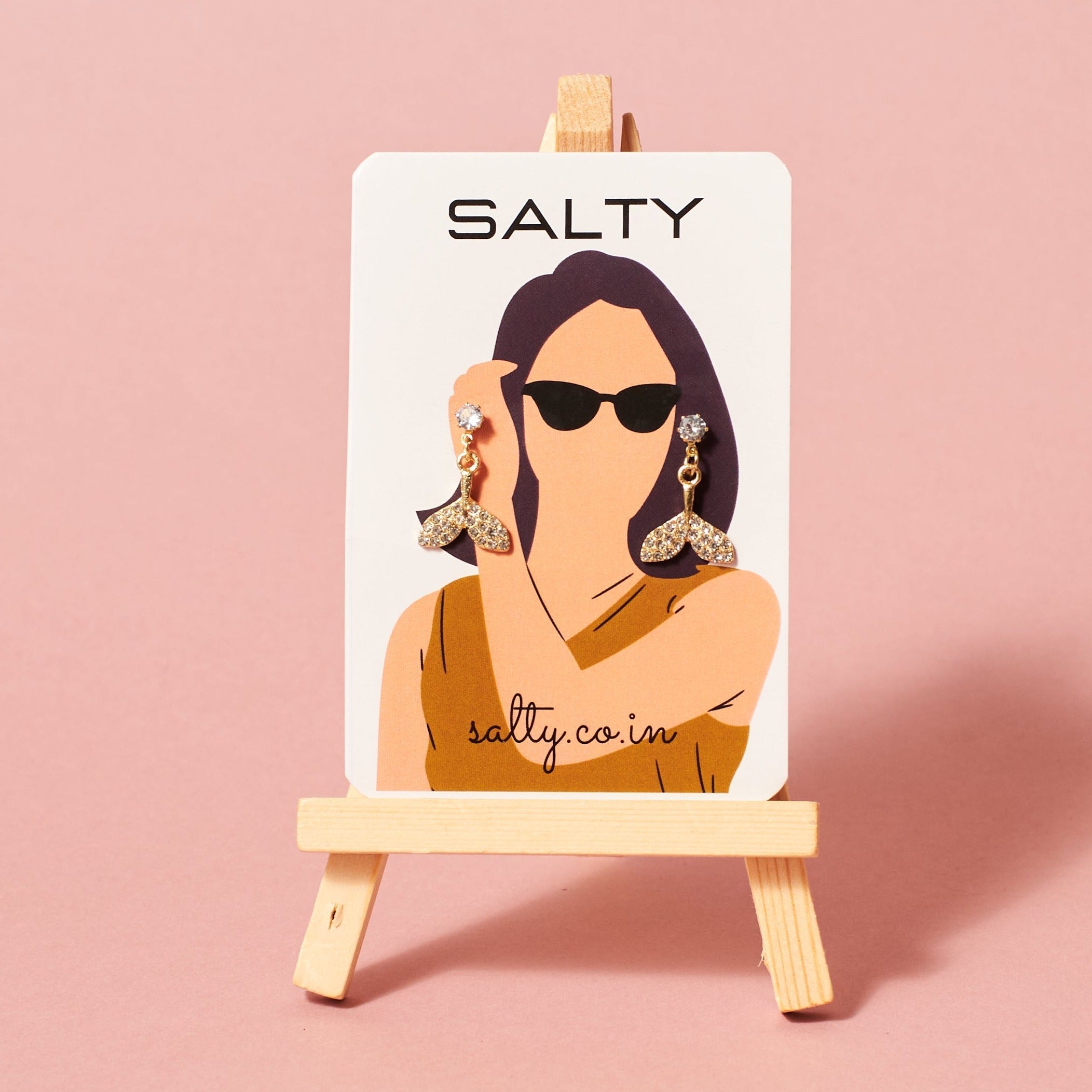 Salty The Little Mermaid Earrings