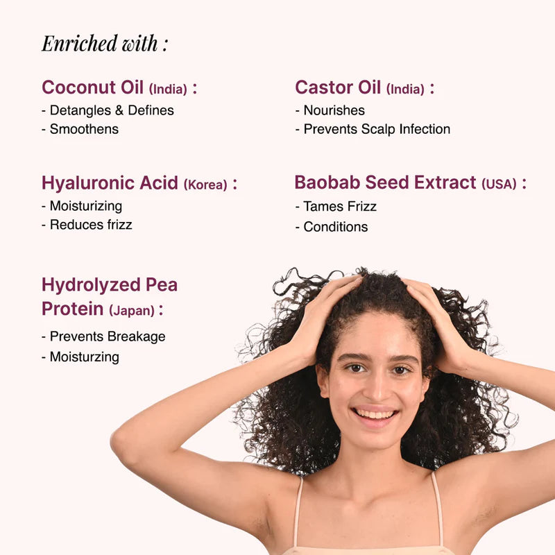 Bare Anatomy Curl Defining Kit - Shampoo Leave in Conditioner & Gel