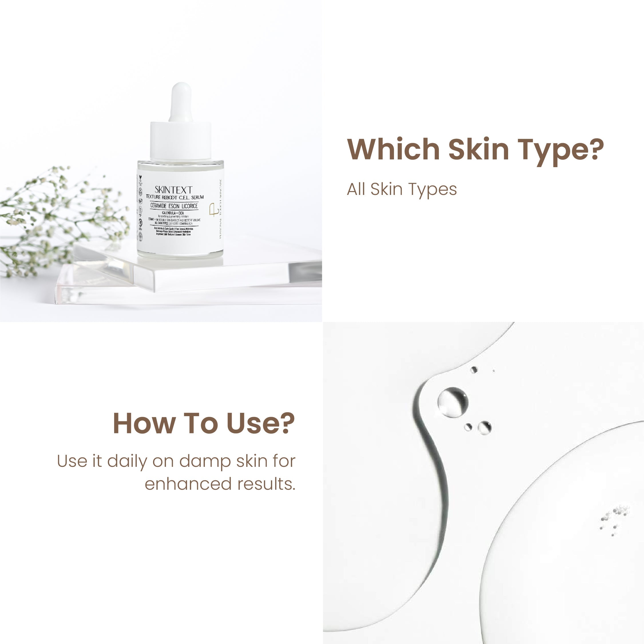 Personal Touch Skintext Texture Reboot C.E.L Serum 30g
