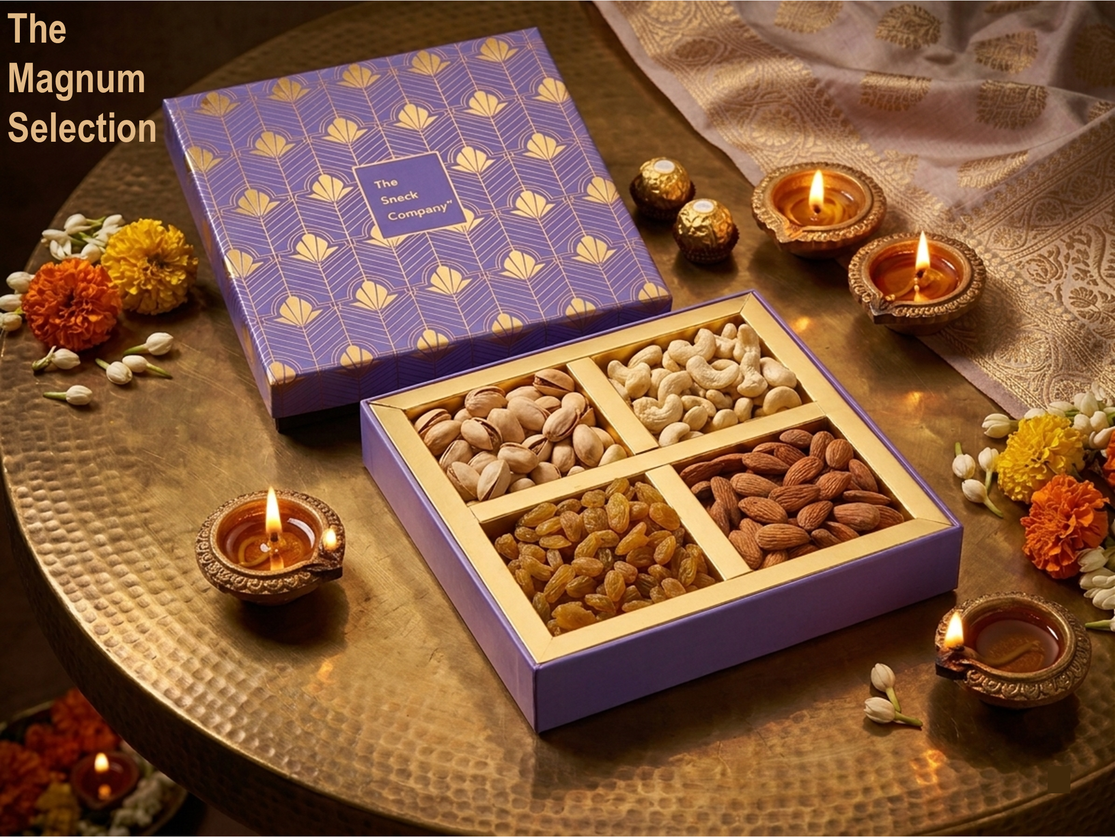 The Snack Company The Magnum Selection: A Premium Hand-picked Dry Fruits 400 gm
