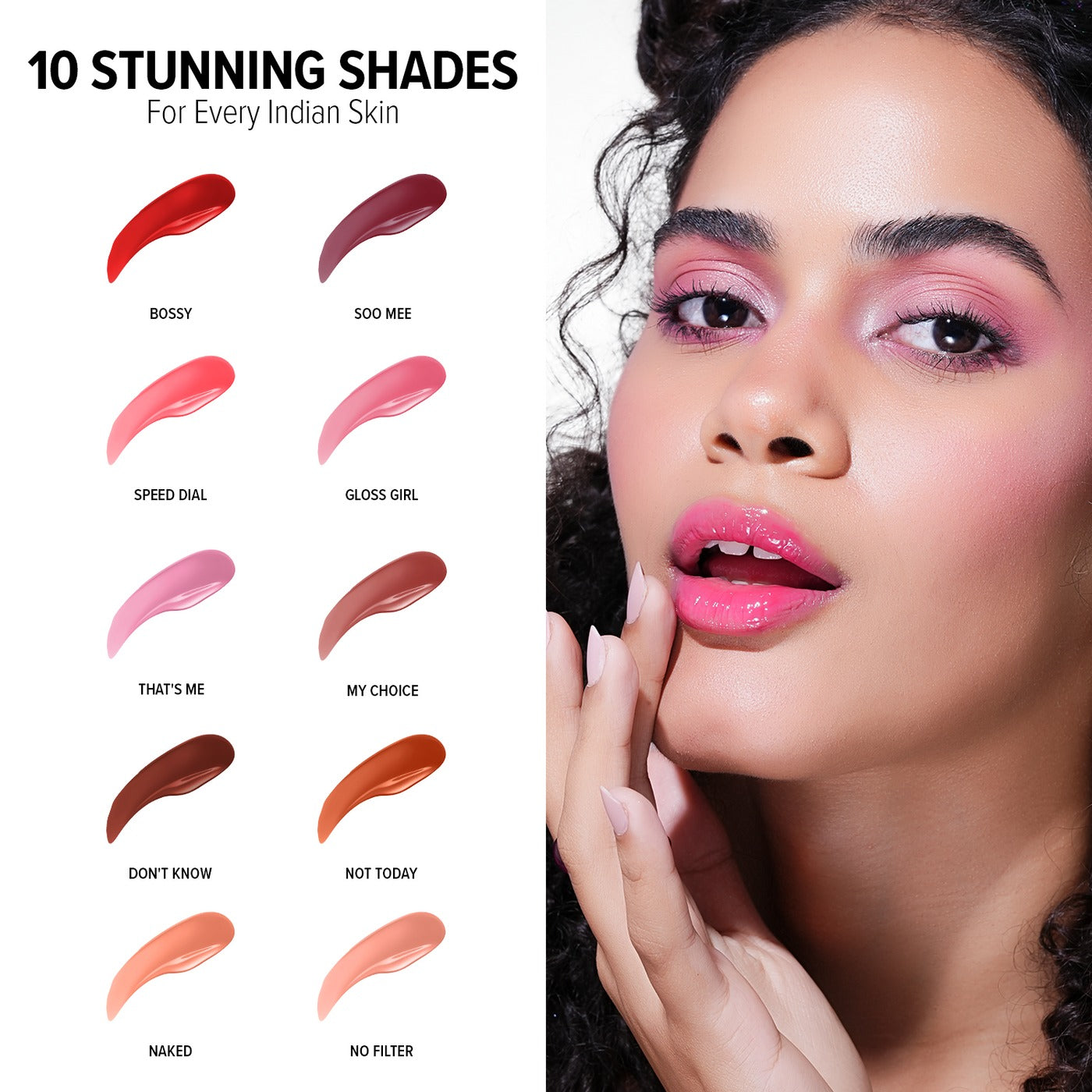Mila Beaute Gloss Girl High Shine Lip Gloss