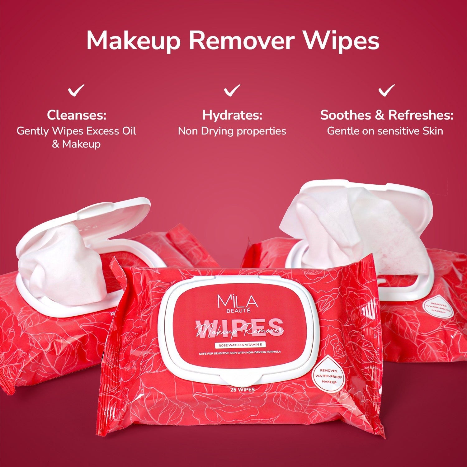 Mila Beaute Makeup Remover Wipes