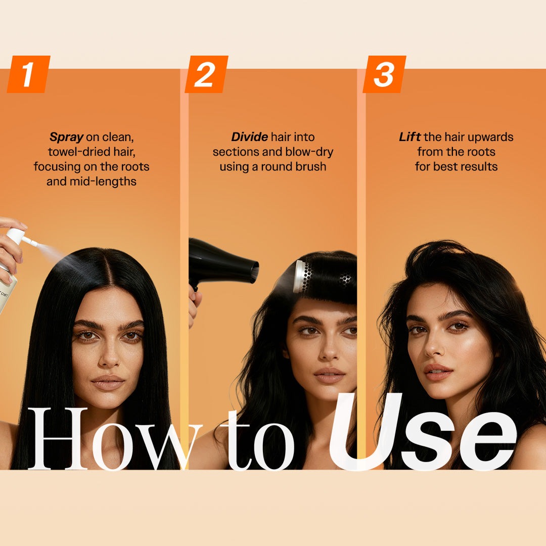 Bare anatomy Root Lift & Volume Spray for Oily & Flat Hair - 135ml